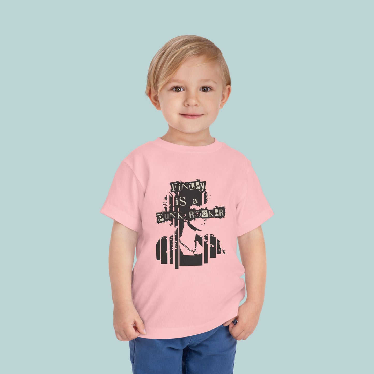 Camiseta punk rockera personalizada para niño, camiseta punk con nombre personalizado, camiseta rockera para bebé, ropa infantil única, regalo de cumpleaños para niños