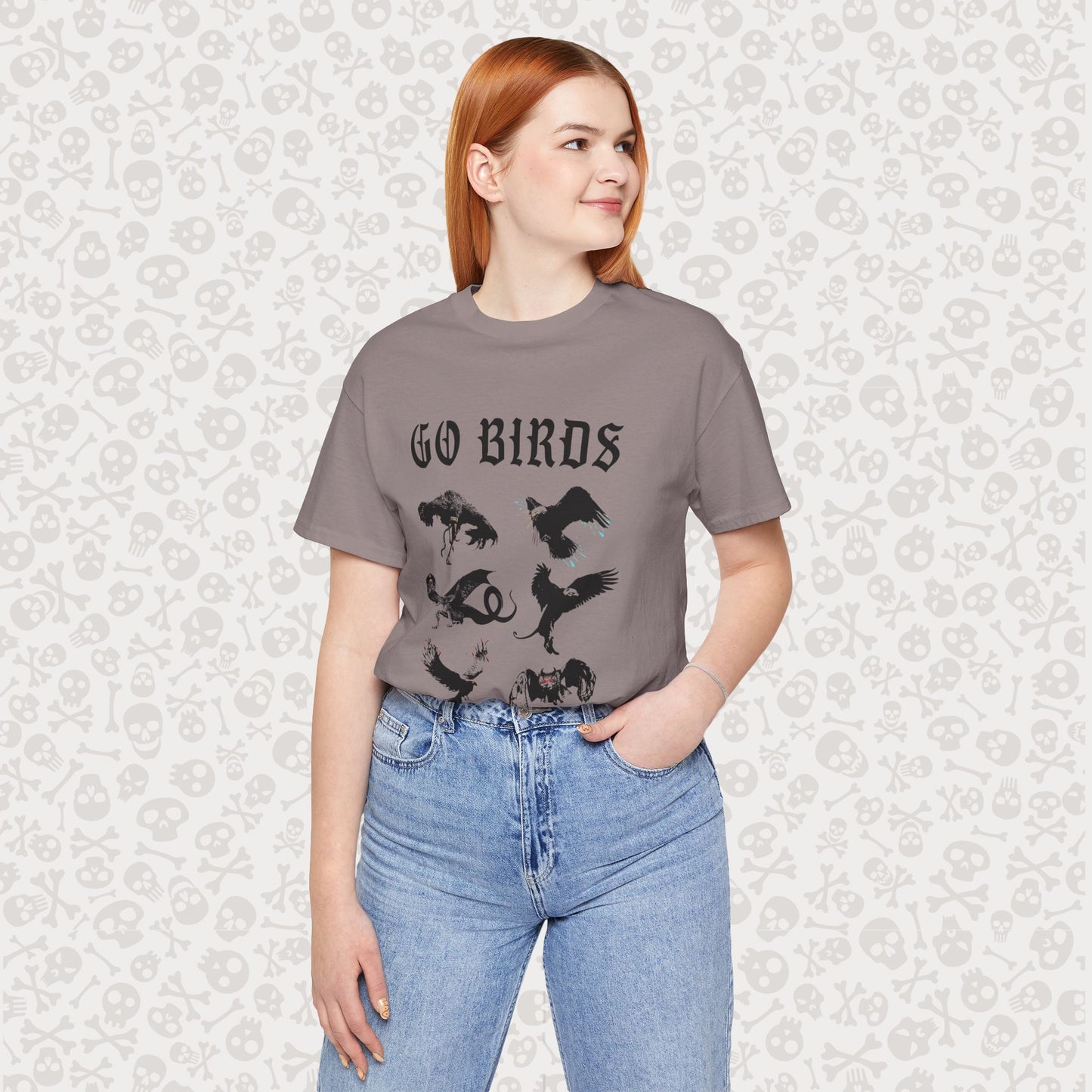 Go Birds Cryptids T-Shirt, Bird Cryptid Tee, Thunderbird Shirt, Snallygaster, Griffin, Phoenix, Devil Bird, Terror Bird, Philadelphia Shirt