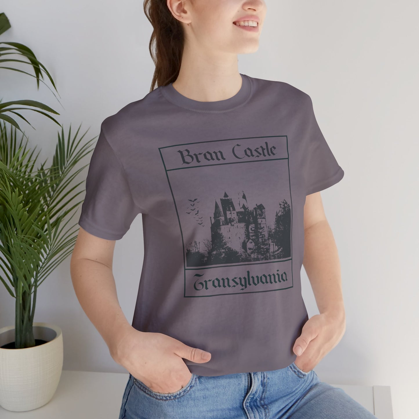 Bran Castle Transylvania T-Shirt, Dracula Shirt, Vampire Halloween Tee, Gothic Horror Shirt, Spooky Dracula Top, Halloween Costume Tee, Transylvania Romania
