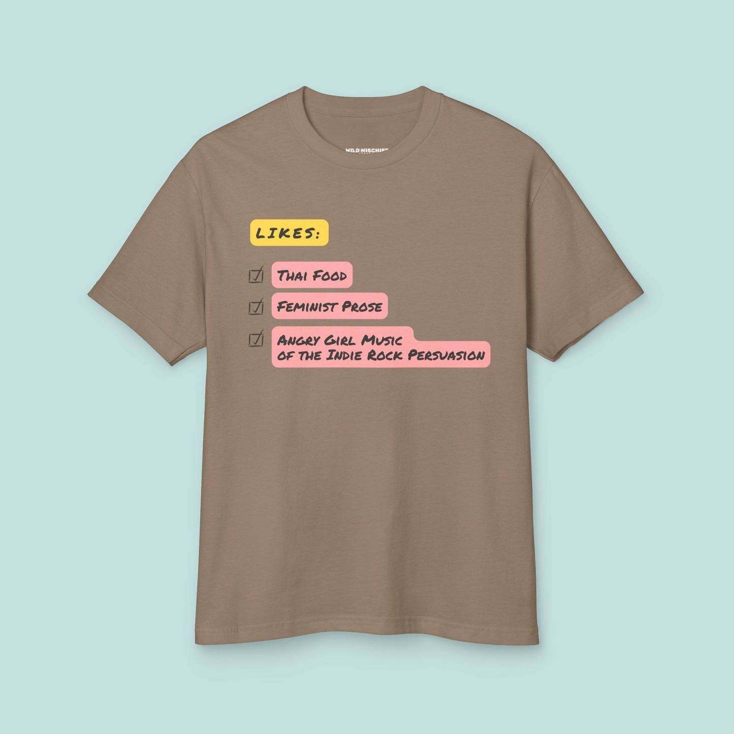 Camiseta vintage inspirada en películas de los 90, camiseta musical de Angry Girl, top con gráfico de prosa feminista, regalo para amantes de la comida tailandesa, camiseta unisex de algodón grueso.