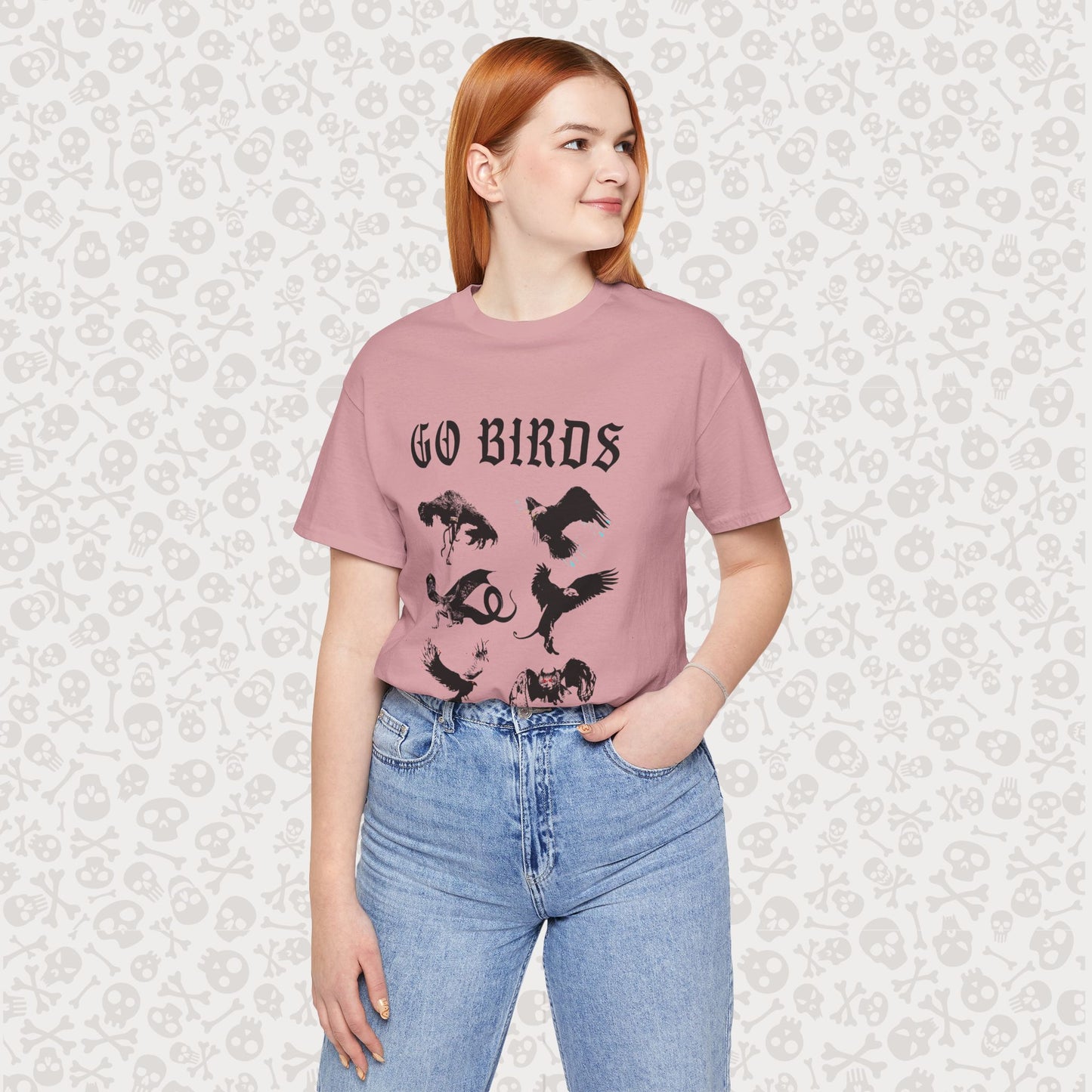 Go Birds Cryptids T-Shirt, Bird Cryptid Tee, Thunderbird Shirt, Snallygaster, Griffin, Phoenix, Devil Bird, Terror Bird, Philadelphia Shirt