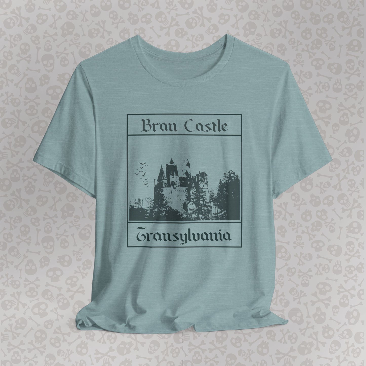Bran Castle Transylvania T-Shirt, Dracula Shirt, Vampire Halloween Tee, Gothic Horror Shirt, Spooky Dracula Top, Halloween Costume Tee, Transylvania Romania