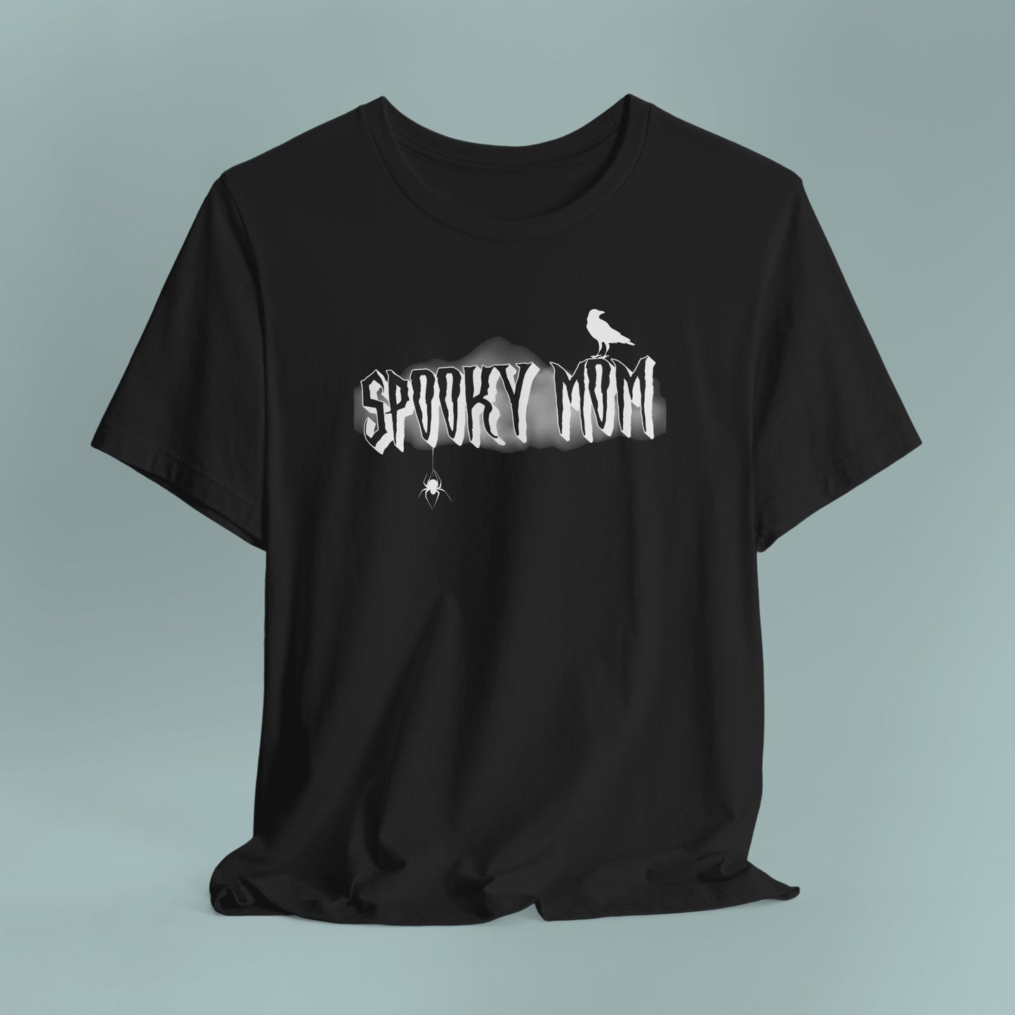 Spooky Mom Tee, Ghostly Apparel, Goth Mom Jersey Short Sleeve Tee, Punk Mom Shirt, Halloween Shirt, Alternative Clothing, Mother's Day