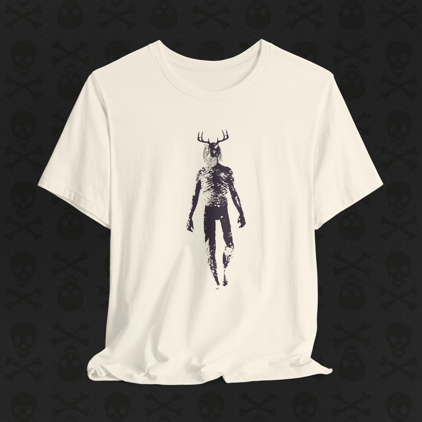 Camiseta Wendigo Críptica, Camiseta Unisex de Monstruo Caníbal, Camiseta con Gráfico de Terror, Camiseta de Criatura Mítica, Camiseta Escalofriante