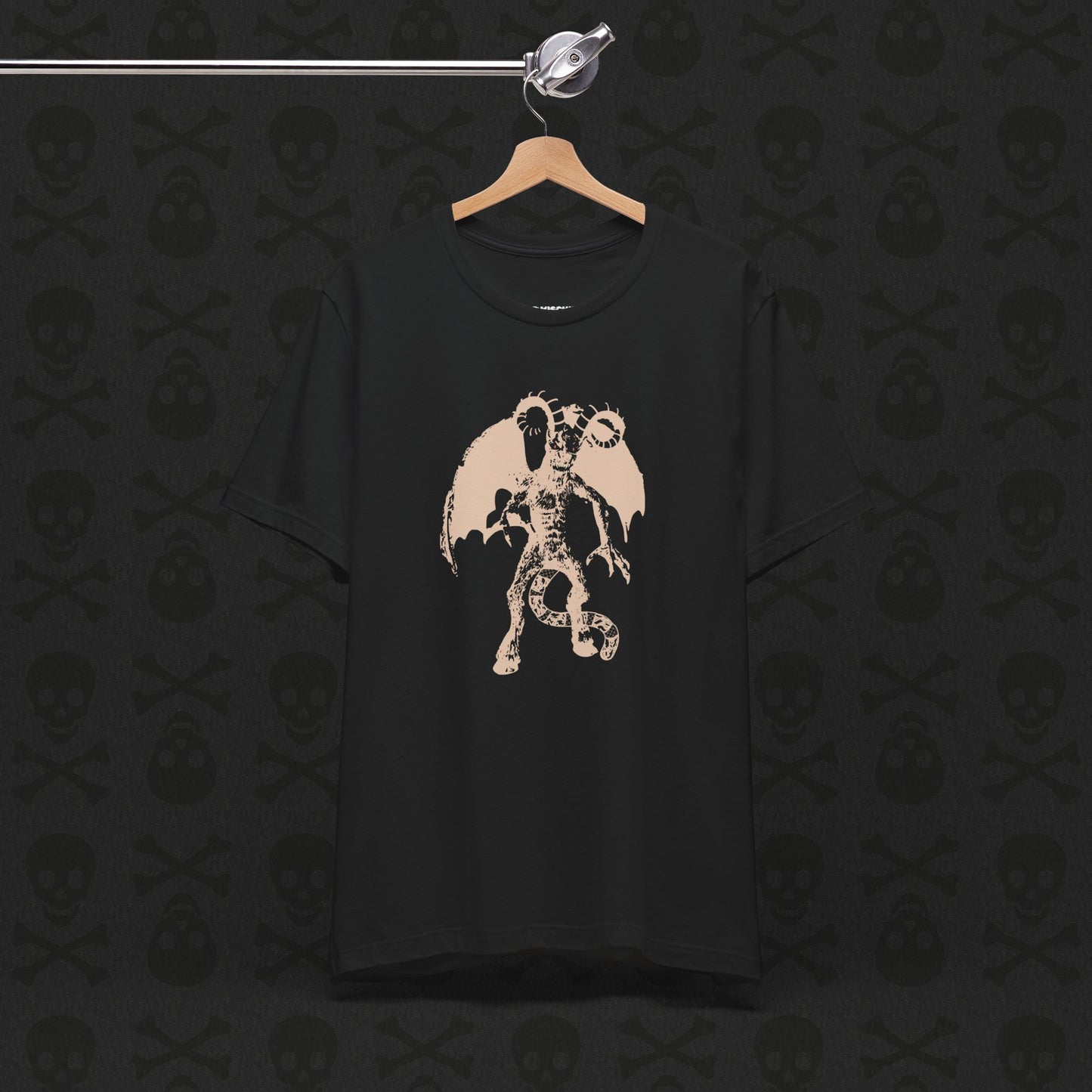 Camiseta Jersey Devil Cryptid, camiseta gráfica de criatura mítica. Camiseta unisex de manga corta, camiseta gráfica única para entusiastas de los críptidos.