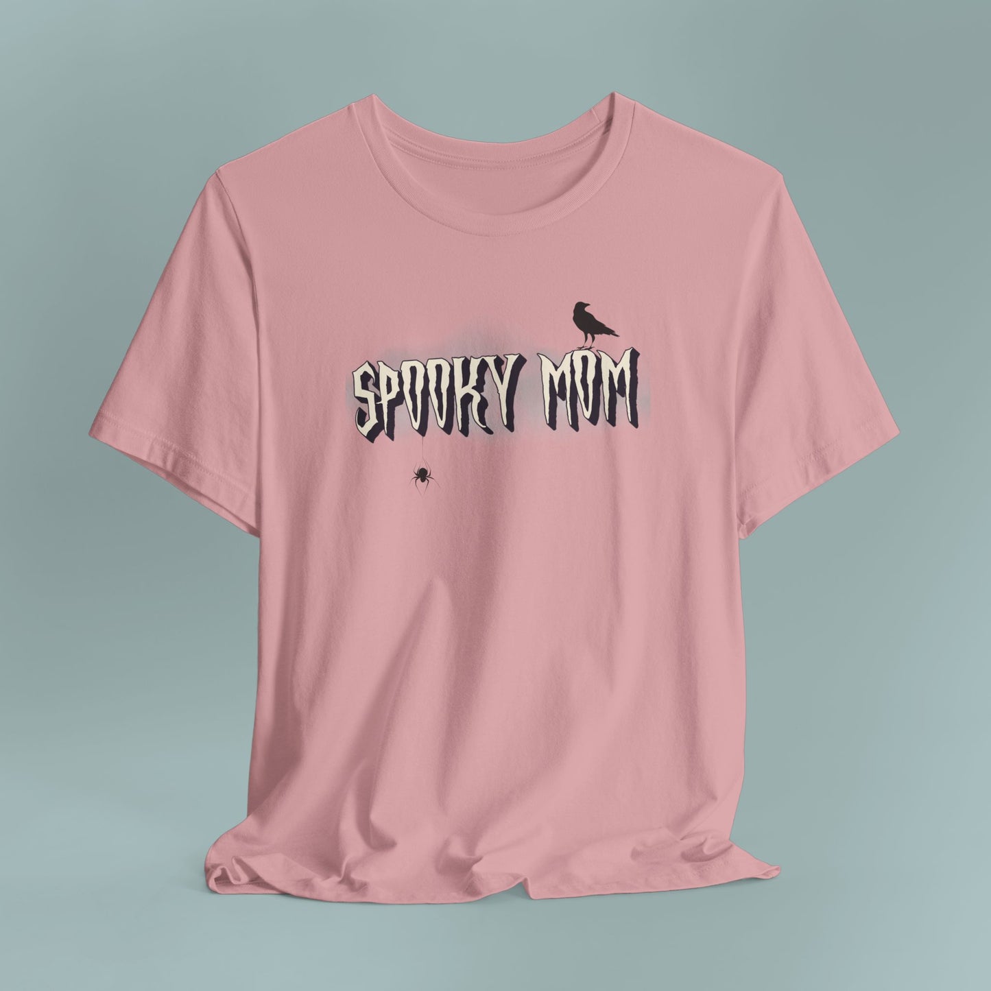 Spooky Mom Tee, Ghostly Apparel, Goth Mom Jersey Short Sleeve Tee, Punk Mom Shirt, Halloween Shirt, Alternative Clothing, Mother's Day