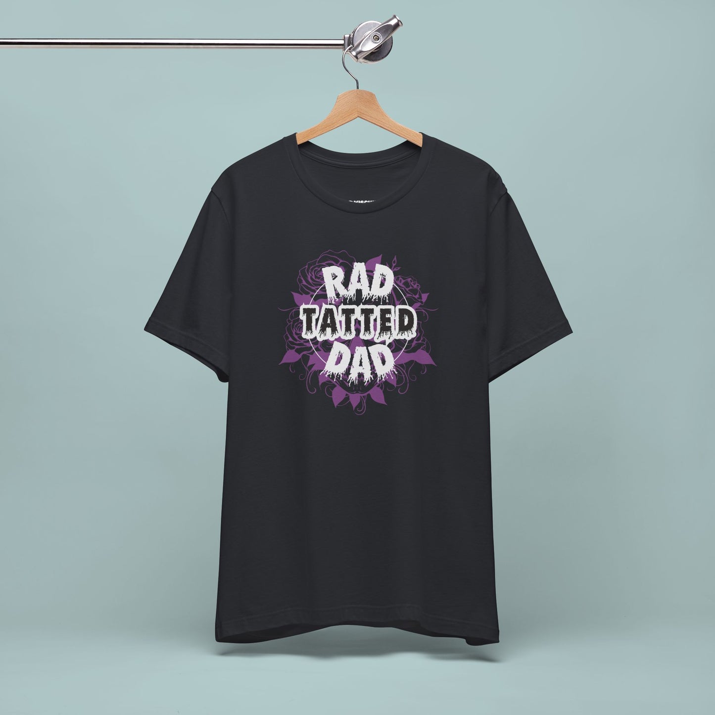 Rad Tatted Dad Tee - Perfect Gift for Fathers, Men's Casual Wear, Dad Birthday, Father's Day, Graphic Tee, Family Gathering