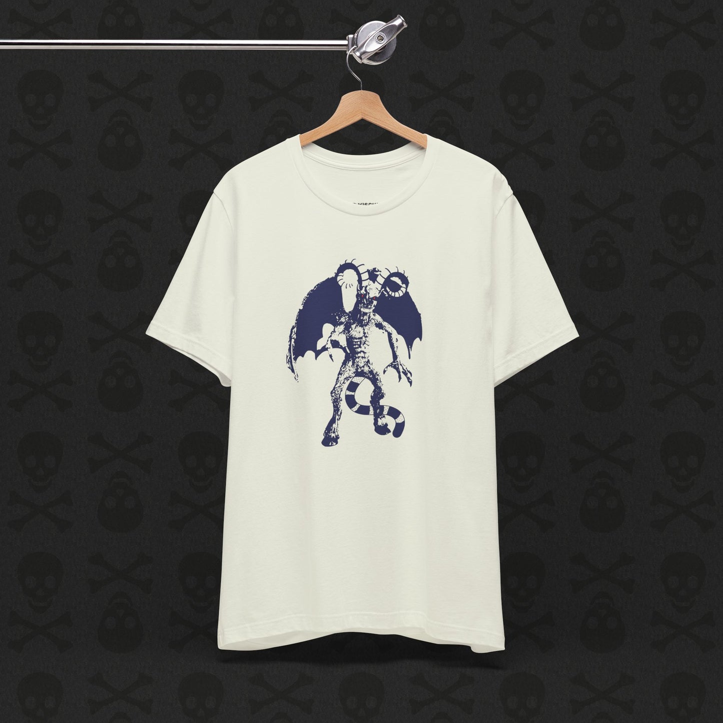 Camiseta Jersey Devil Cryptid, camiseta gráfica de criatura mítica. Camiseta unisex de manga corta, camiseta gráfica única para entusiastas de los críptidos.