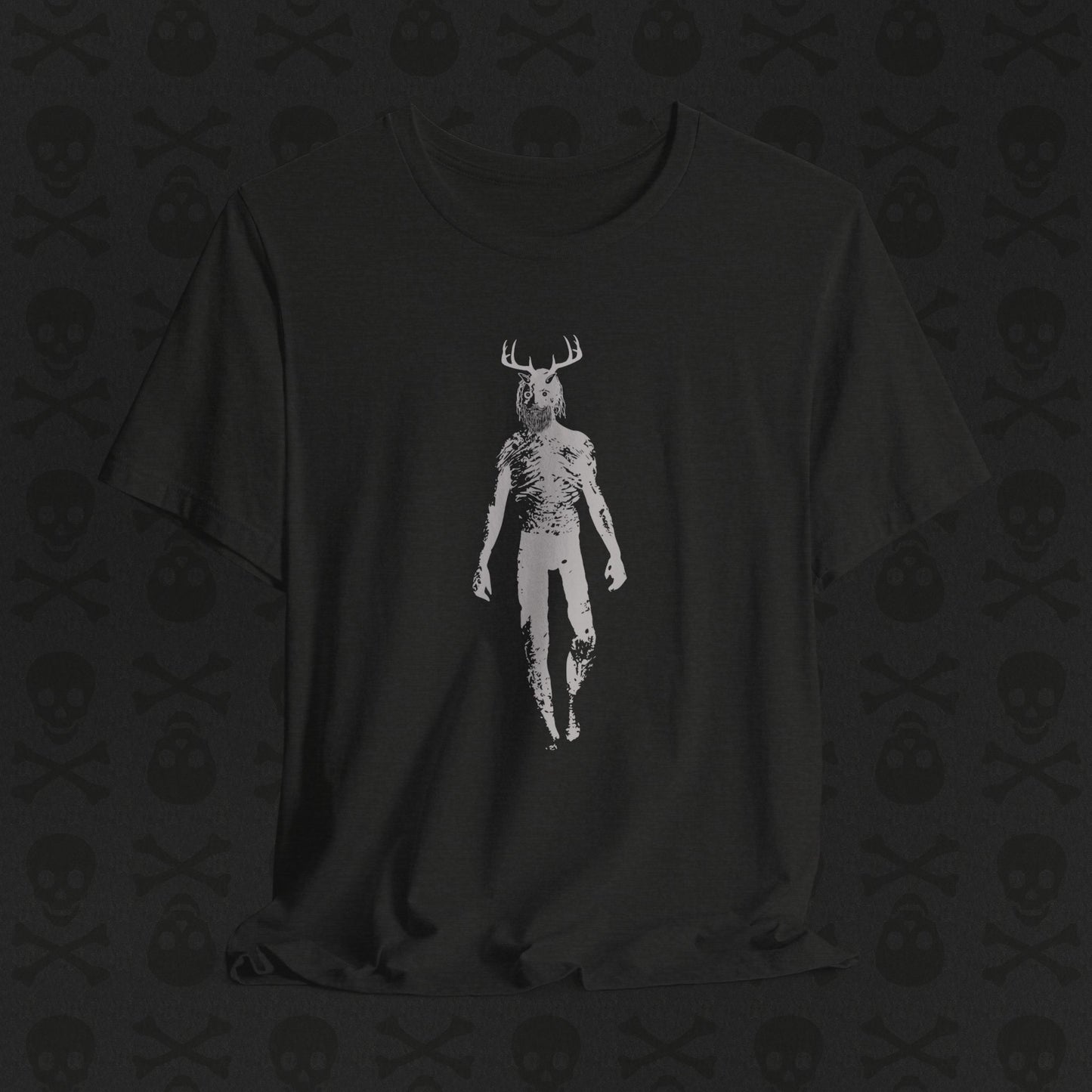 Camiseta Wendigo Críptica, Camiseta Unisex de Monstruo Caníbal, Camiseta con Gráfico de Terror, Camiseta de Criatura Mítica, Camiseta Escalofriante