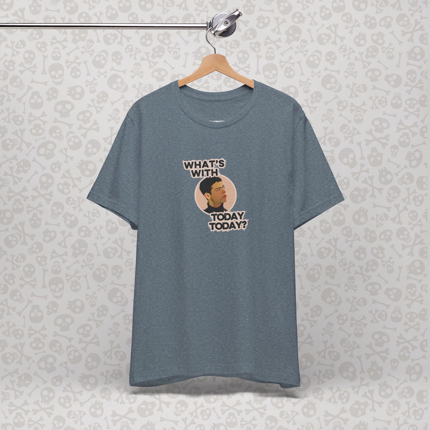 Empire Records "¿Qué pasa con 'Today' hoy?" - Camisa informal cómoda, regalo para amigos, humor, corte holgado, ropa para diario