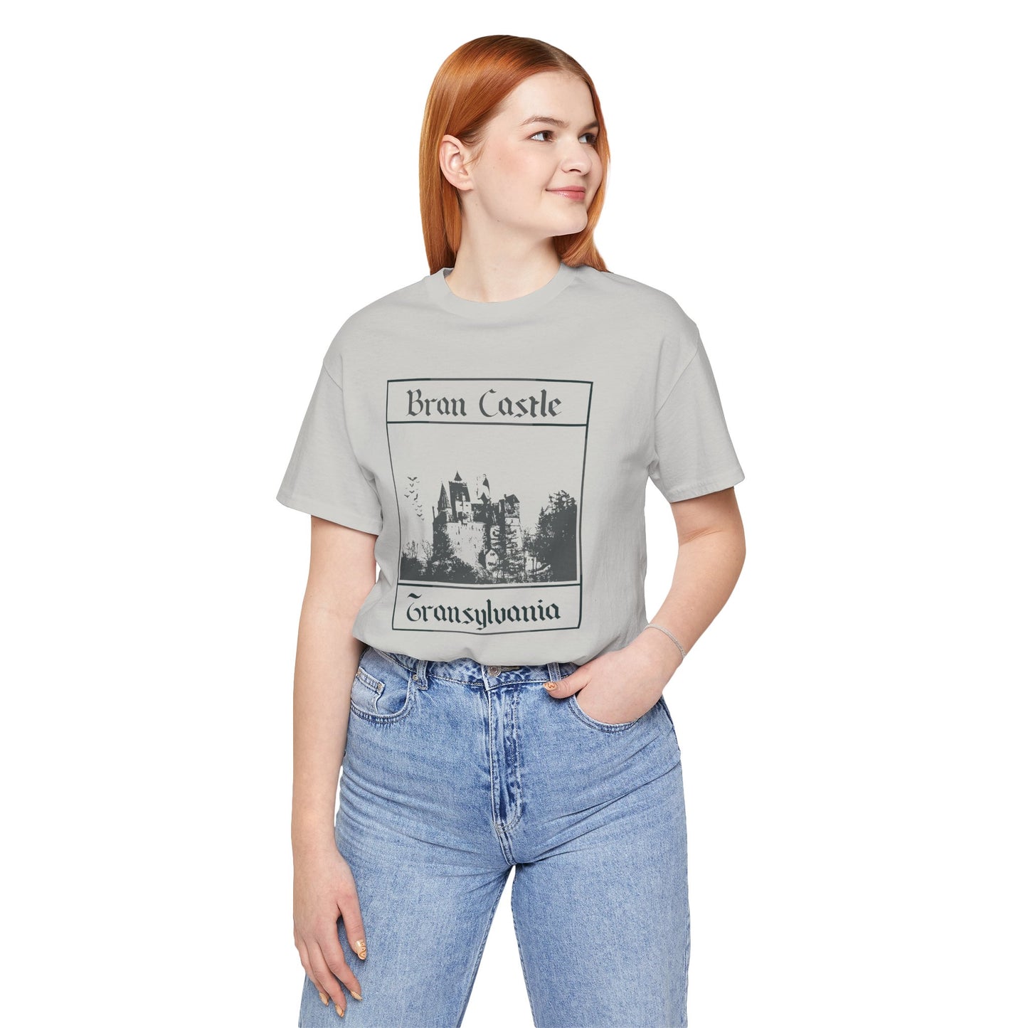 Bran Castle Transylvania T-Shirt, Dracula Shirt, Vampire Halloween Tee, Gothic Horror Shirt, Spooky Dracula Top, Halloween Costume Tee, Transylvania Romania