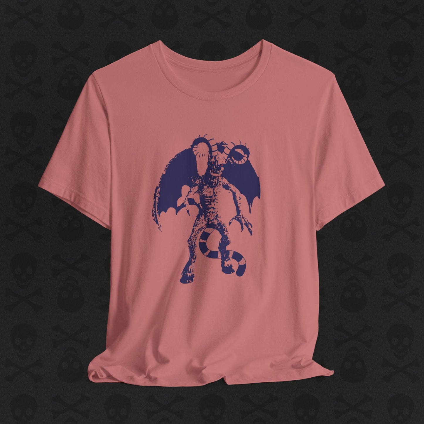 Camiseta Jersey Devil Cryptid, camiseta gráfica de criatura mítica. Camiseta unisex de manga corta, camiseta gráfica única para entusiastas de los críptidos.