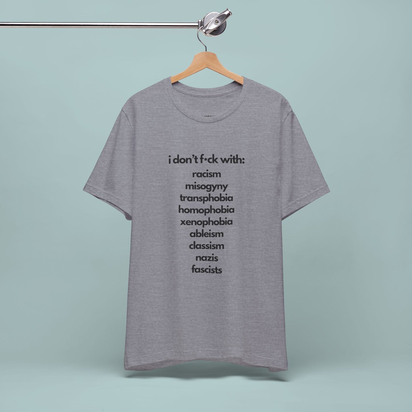 Social Justice Unisex Cotton Tee | Anti-Discrimination Shirt for Activism, Pride Events, Inclusivity, Everyday Wear