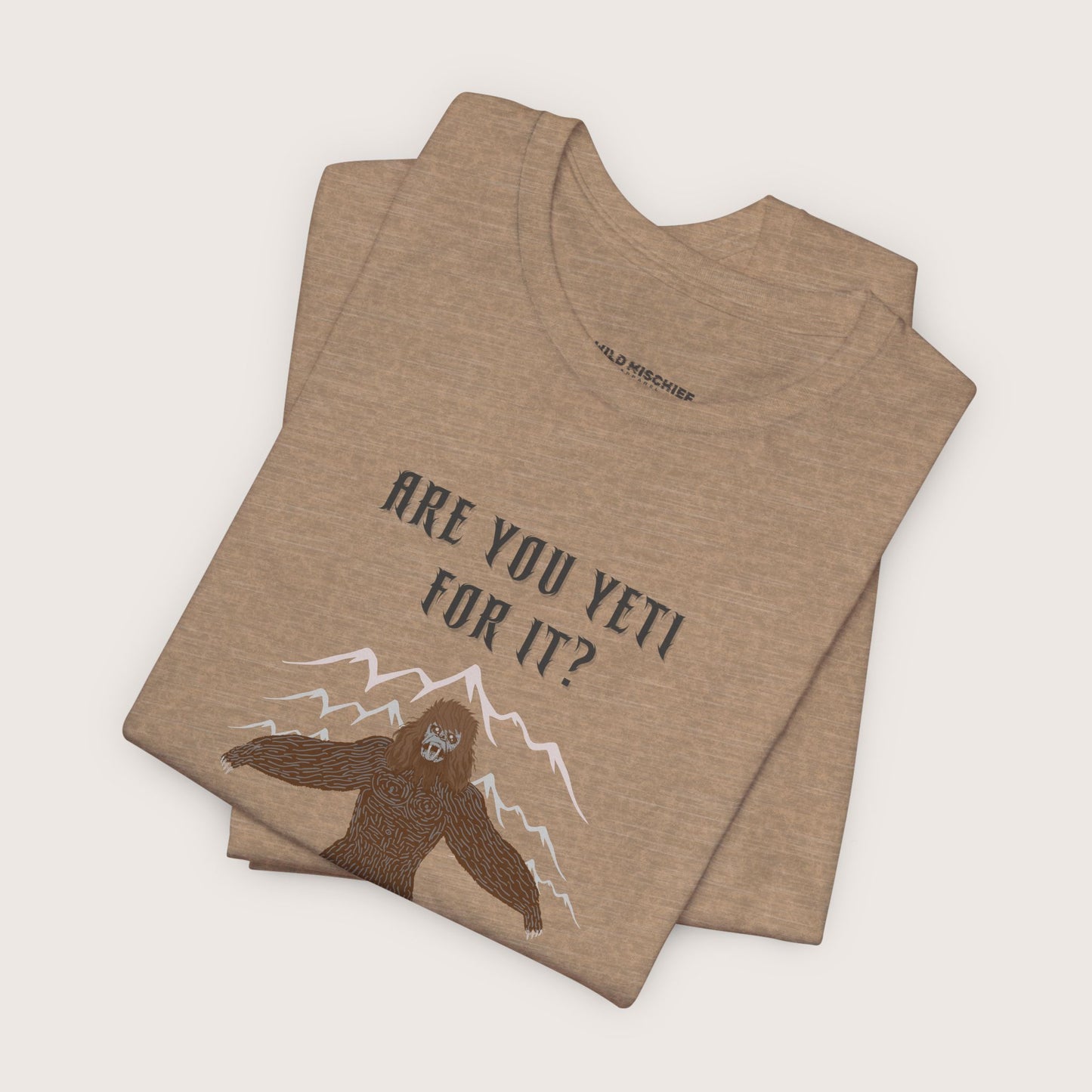 Yeti Adventure Tee | Cryptid Shirt, Fun Outdoor Apparel, Cool Gift for Nature Lovers, Camping T-Shirt, Hiking Outfit, Unique Graphic Tee