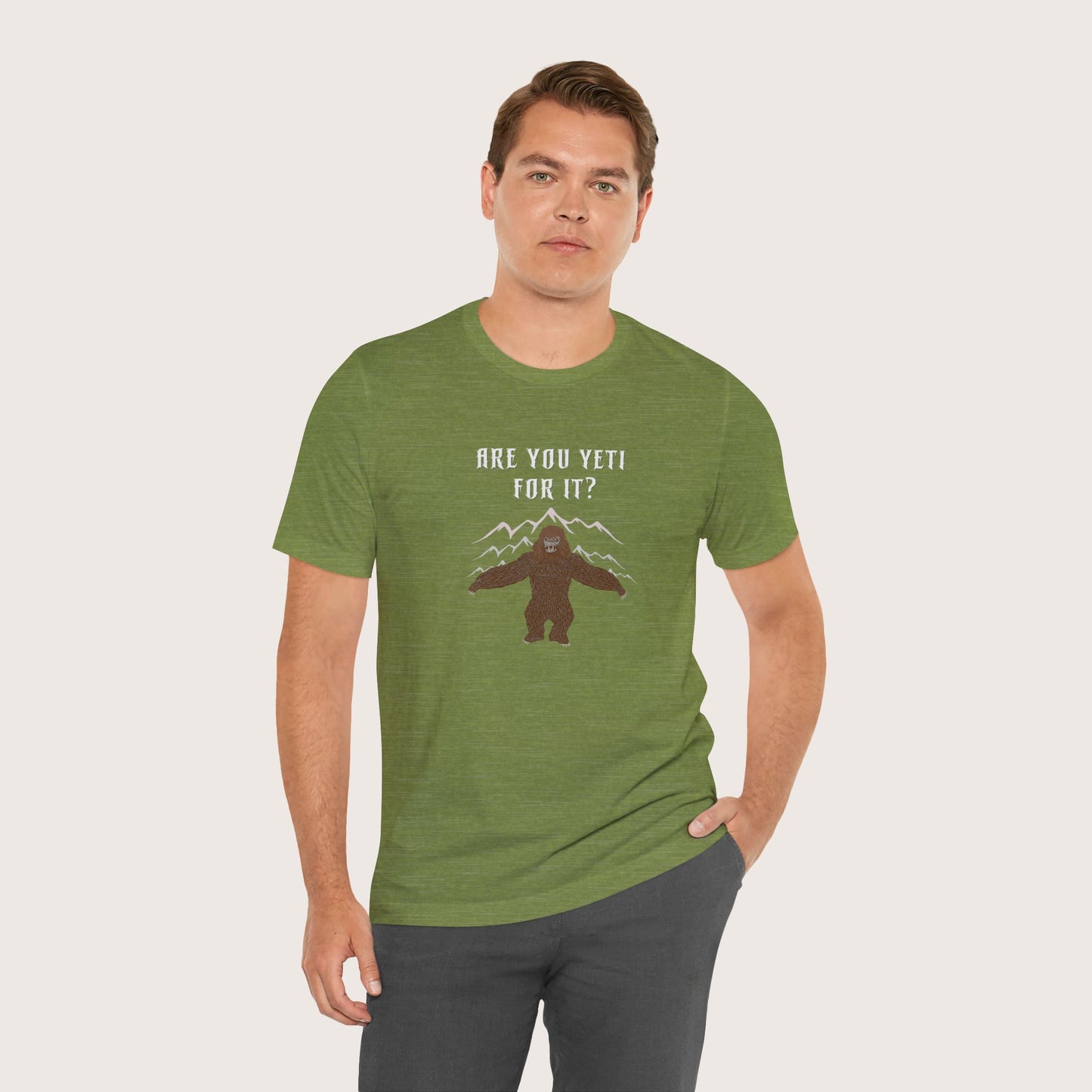 Yeti Adventure Tee | Cryptid Shirt, Fun Outdoor Apparel, Cool Gift for Nature Lovers, Camping T-Shirt, Hiking Outfit, Unique Graphic Tee