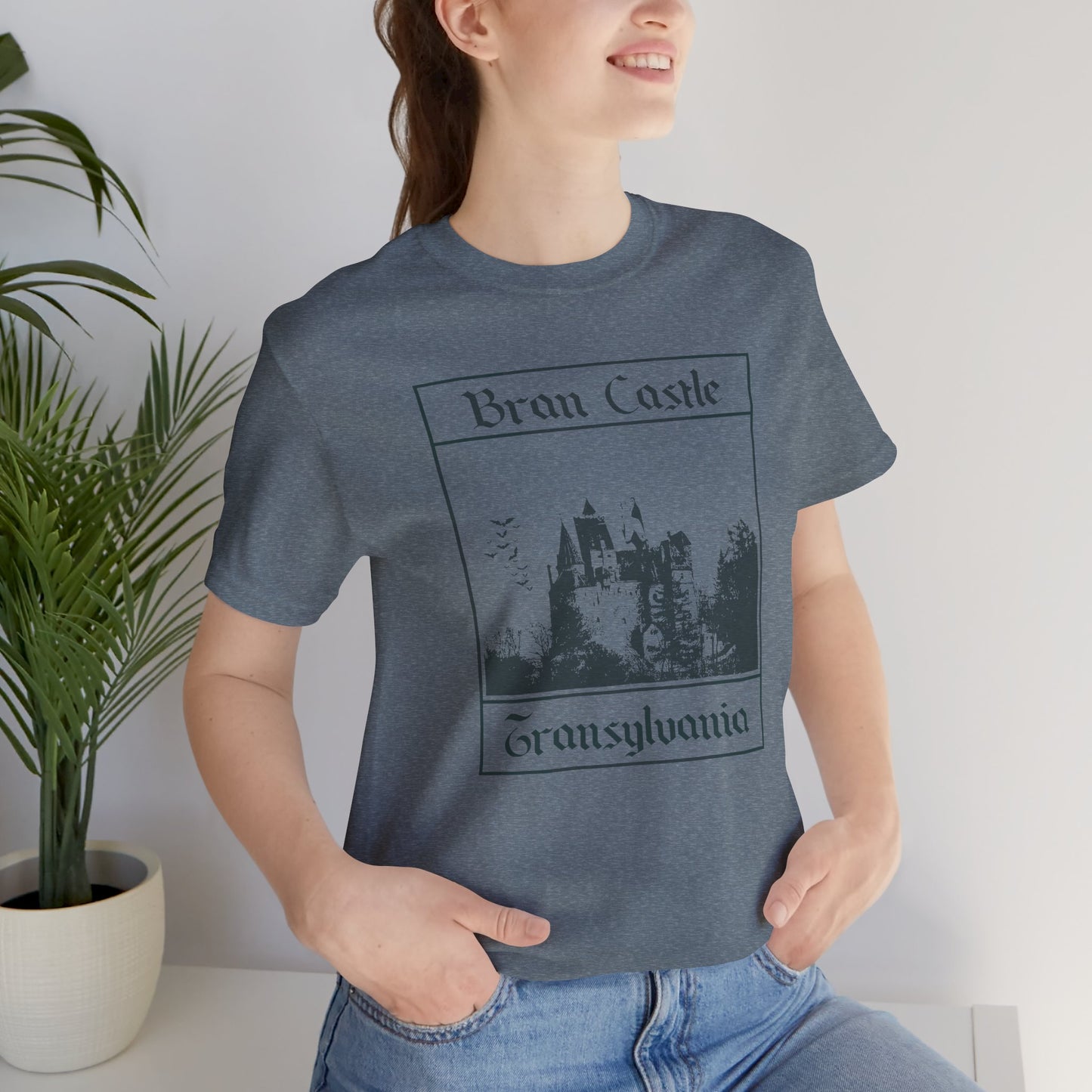 Bran Castle Transylvania T-Shirt, Dracula Shirt, Vampire Halloween Tee, Gothic Horror Shirt, Spooky Dracula Top, Halloween Costume Tee, Transylvania Romania