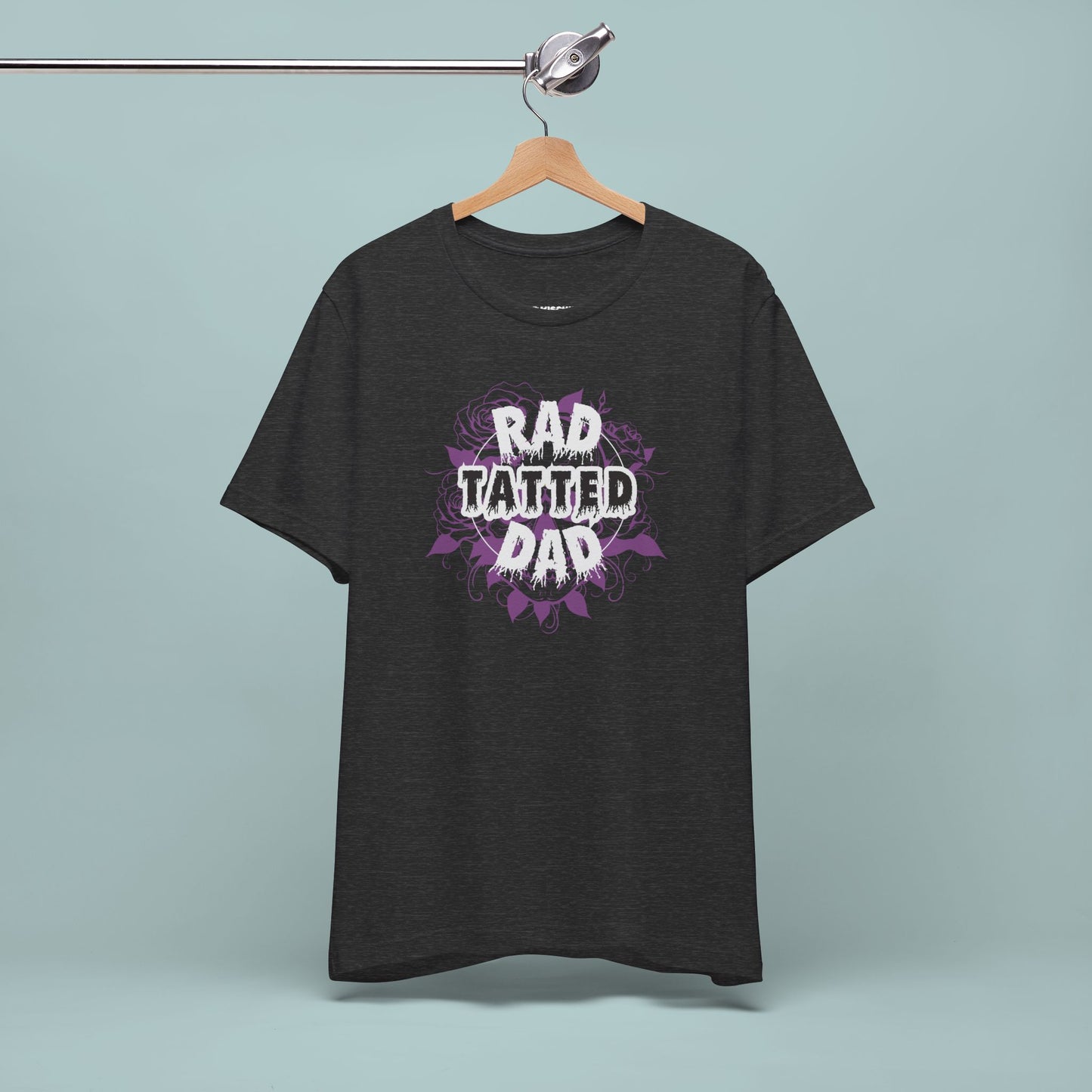 Rad Tatted Dad Tee - Perfect Gift for Fathers, Men's Casual Wear, Dad Birthday, Father's Day, Graphic Tee, Family Gathering