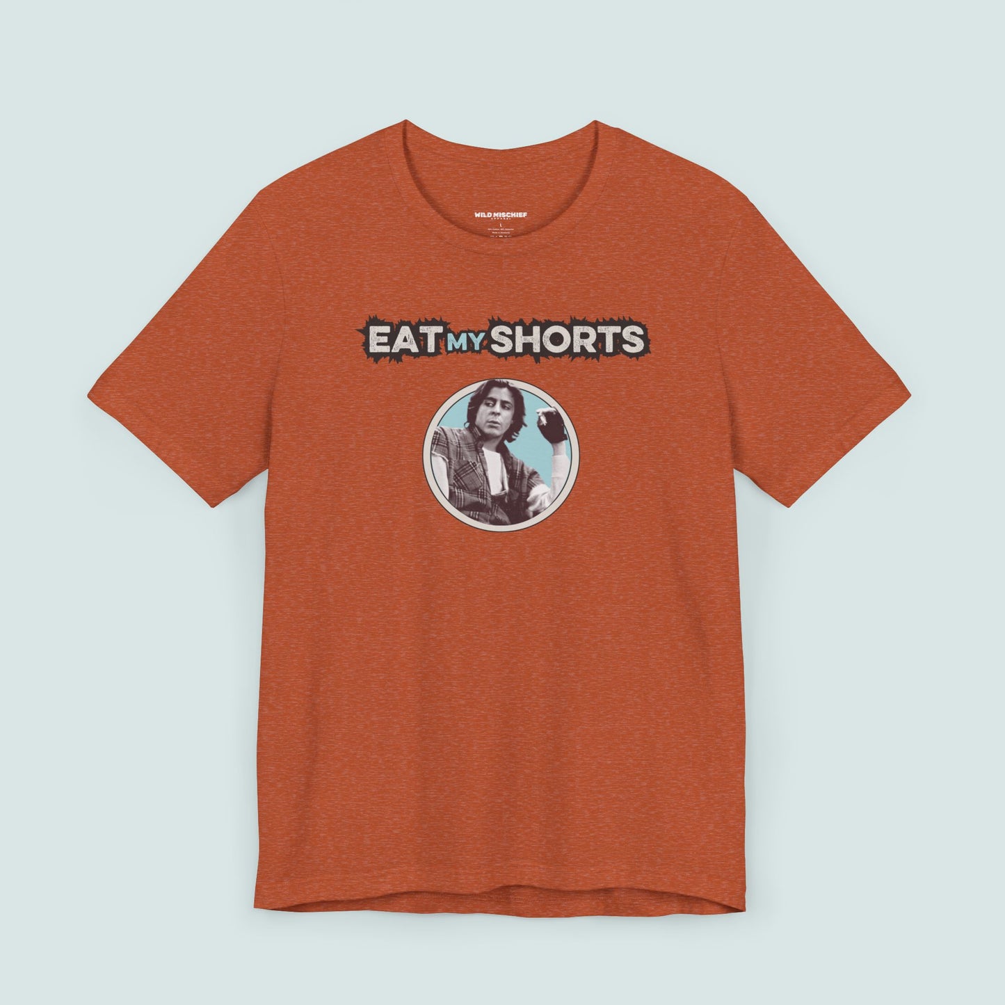 Camiseta unisex con frase "Breakfast Club", camiseta de la película John Bender, camiseta gráfica "Eat My Shorts", regalo para cinéfilos de los 80, top retro de cultura pop