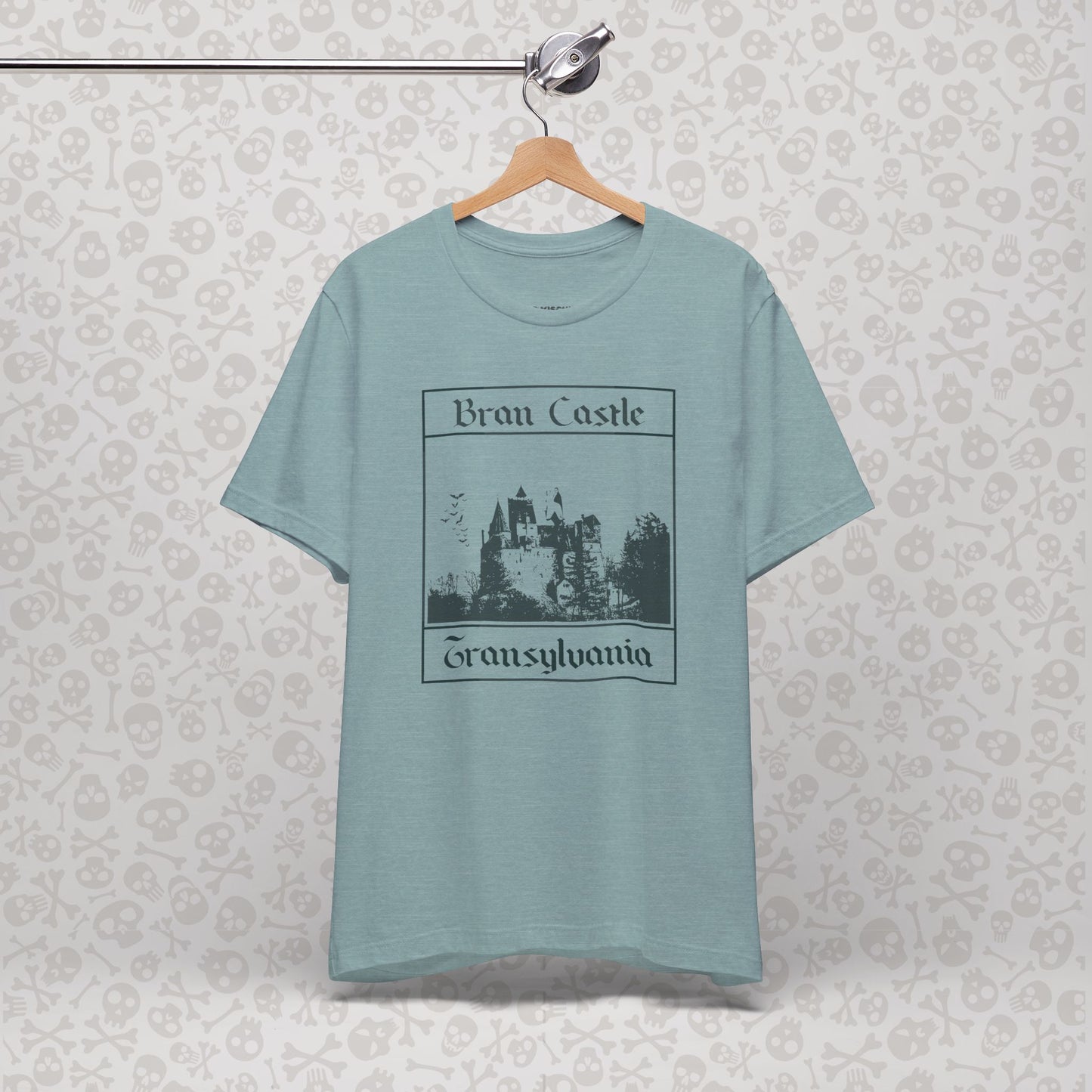 Bran Castle Transylvania T-Shirt, Dracula Shirt, Vampire Halloween Tee, Gothic Horror Shirt, Spooky Dracula Top, Halloween Costume Tee, Transylvania Romania