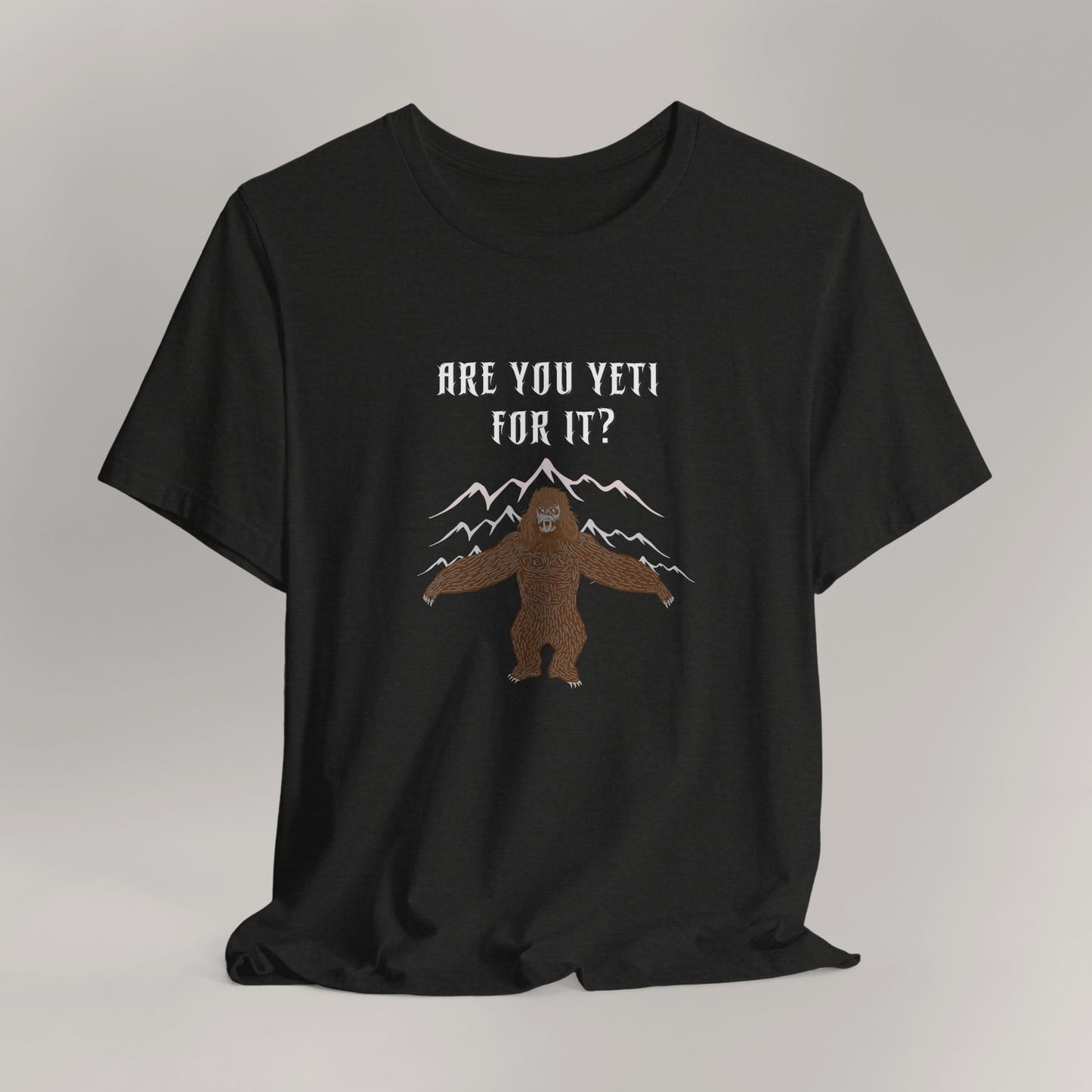 Yeti Adventure Tee | Cryptid Shirt, Fun Outdoor Apparel, Cool Gift for Nature Lovers, Camping T-Shirt, Hiking Outfit, Unique Graphic Tee