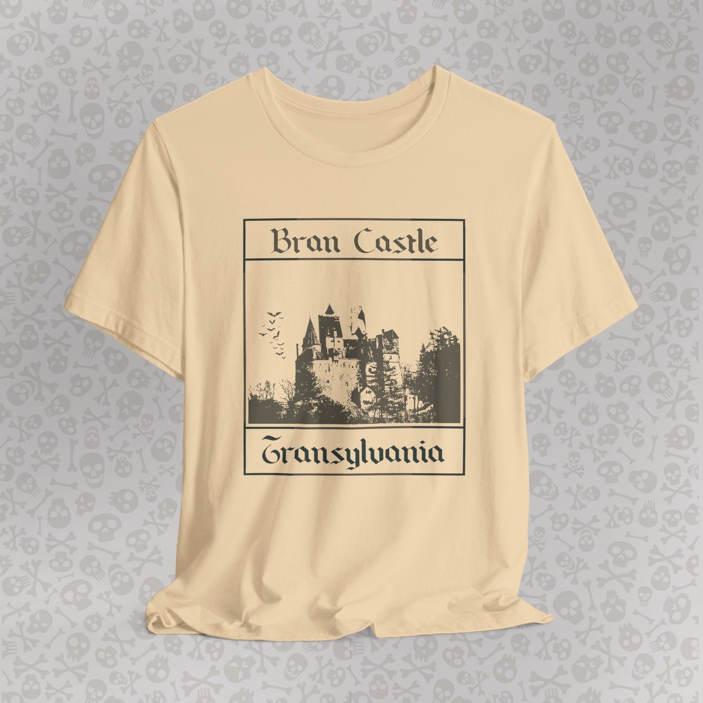 Bran Castle Transylvania T-Shirt, Dracula Shirt, Vampire Halloween Tee, Gothic Horror Shirt, Spooky Dracula Top, Halloween Costume Tee, Transylvania Romania