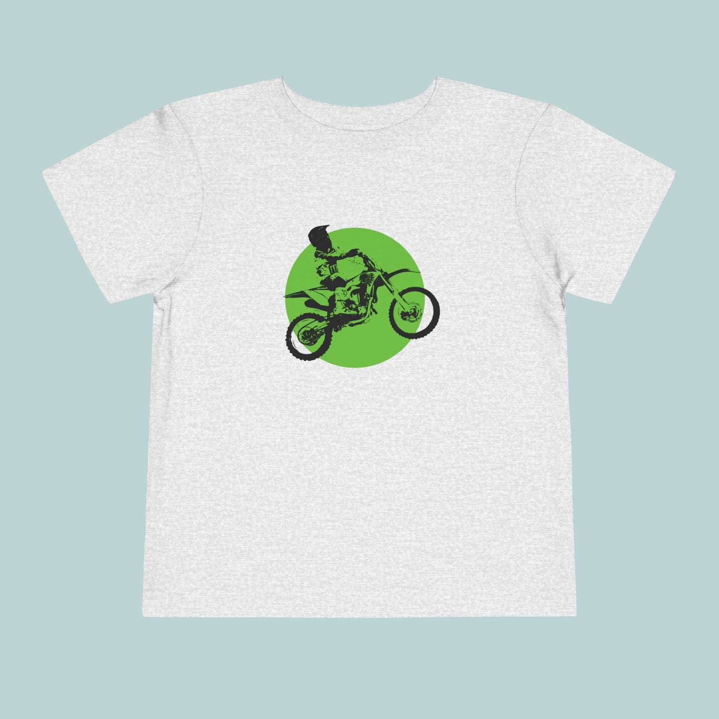 Dirt Bike Toddler Tee, Kids Motocross Shirt, Off-Road Child Top, Cool Children's T-Shirt for Boys and Girls, Birthday Gift for Toddlers