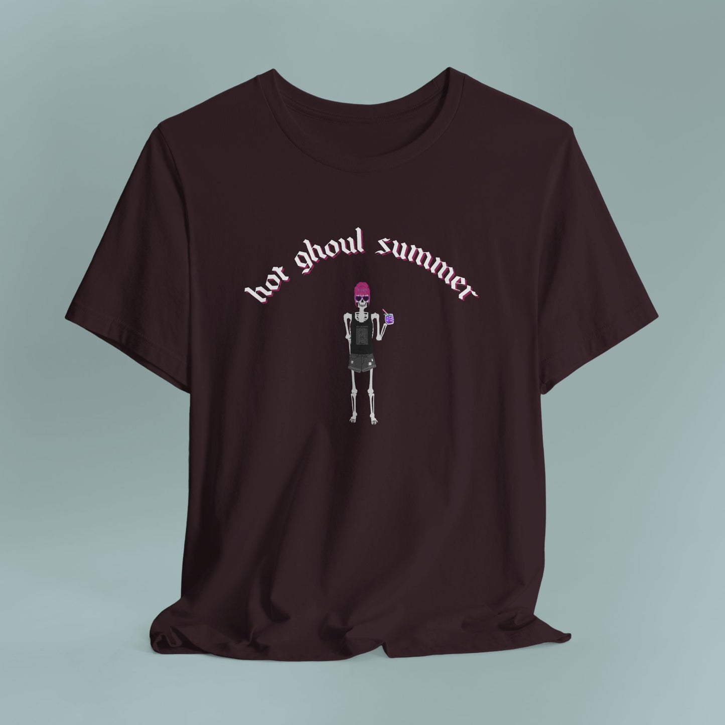 Hot Ghoul Summer Punk Goth T-Shirt, Unisex Tee Shirt, Halloween, Alternative Fashion, Spooky Clothing, Graphic Tee