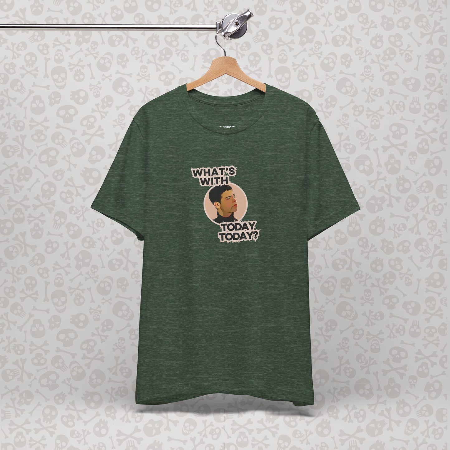Empire Records "¿Qué pasa con 'Today' hoy?" - Camisa informal cómoda, regalo para amigos, humor, corte holgado, ropa para diario