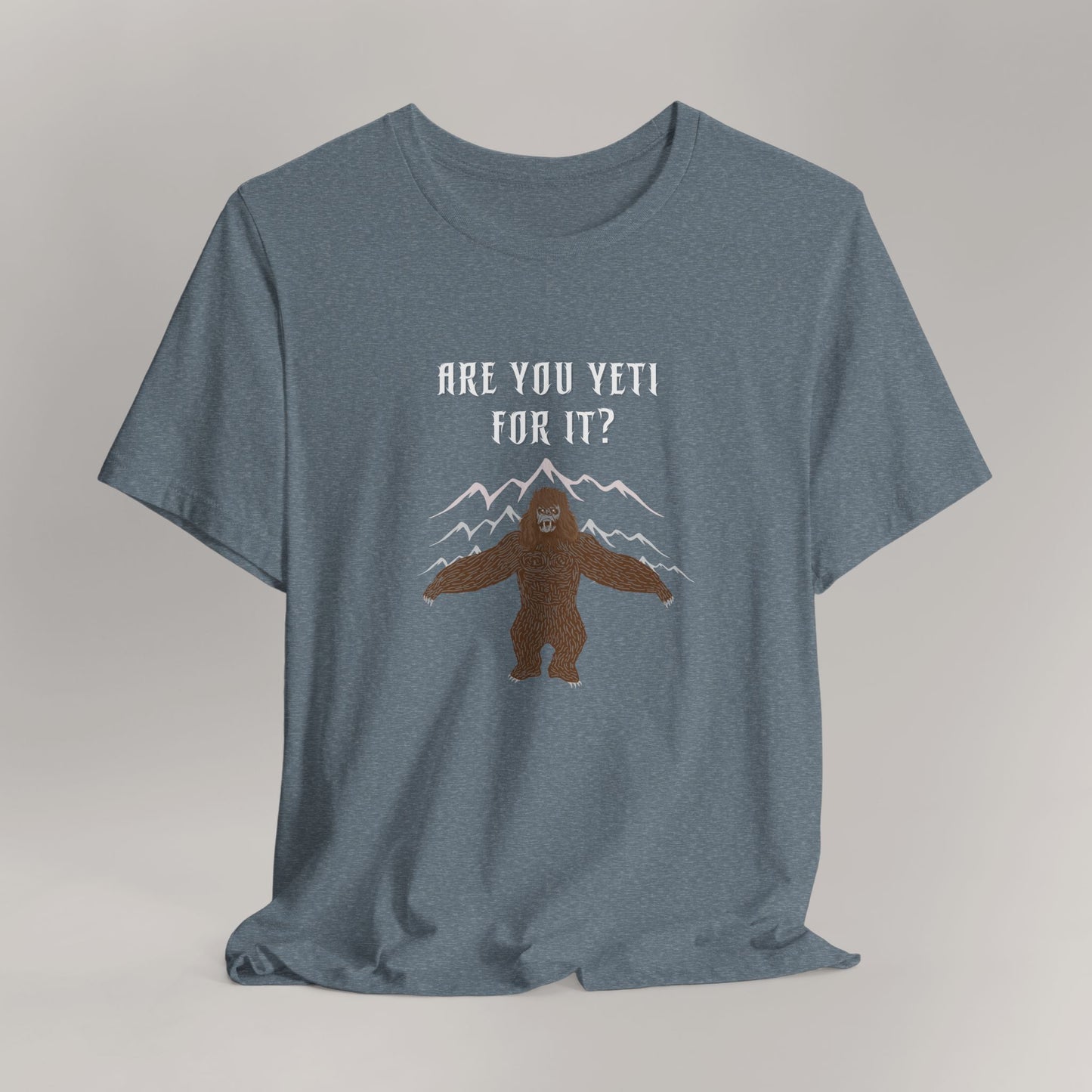 Yeti Adventure Tee | Cryptid Shirt, Fun Outdoor Apparel, Cool Gift for Nature Lovers, Camping T-Shirt, Hiking Outfit, Unique Graphic Tee
