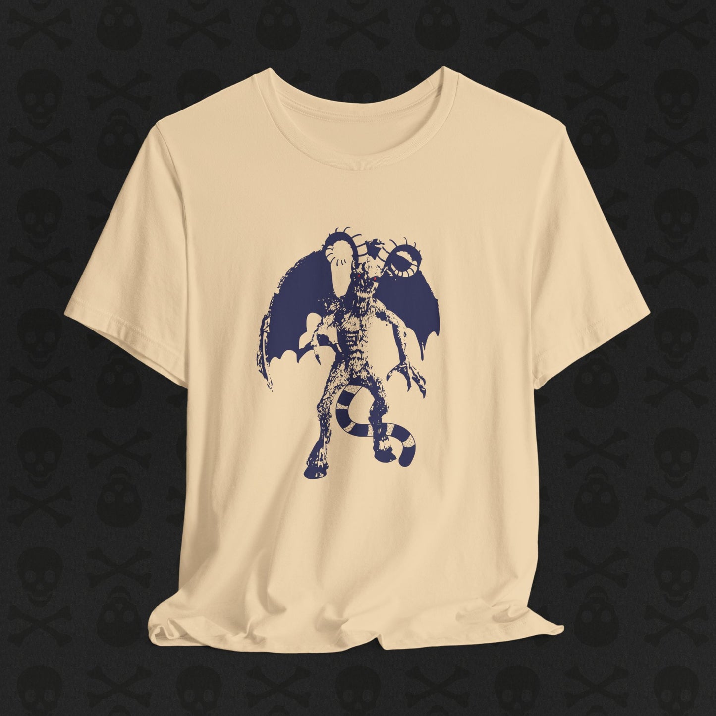 Camiseta Jersey Devil Cryptid, camiseta gráfica de criatura mítica. Camiseta unisex de manga corta, camiseta gráfica única para entusiastas de los críptidos.