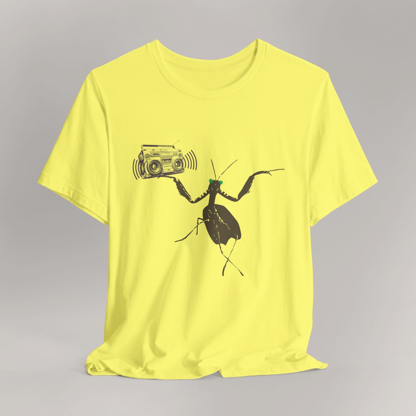 Praying Mantis Graphic Tee, Cryptid Mantis Man Shirt, Unique Bug Lover Gift, Unisex Jersey Short Sleeve T-Shirt, Bug Enthusiast Present