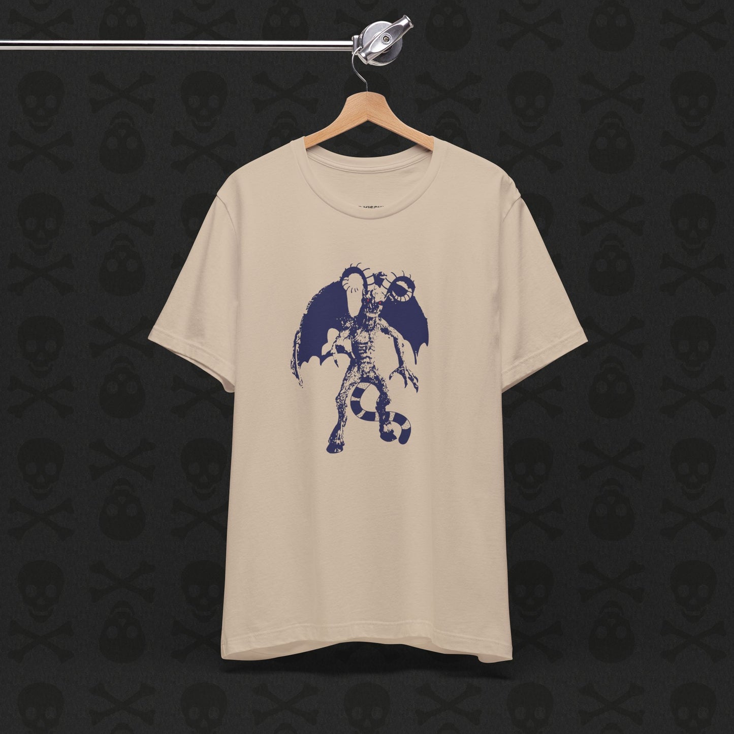 Camiseta Jersey Devil Cryptid, camiseta gráfica de criatura mítica. Camiseta unisex de manga corta, camiseta gráfica única para entusiastas de los críptidos.
