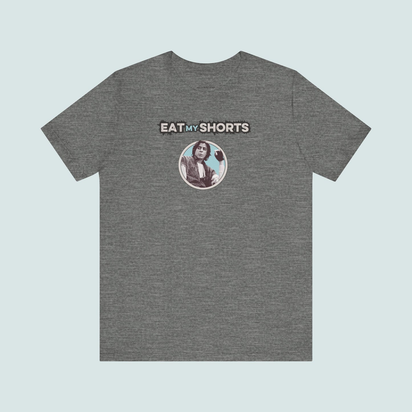 Camiseta unisex con frase "Breakfast Club", camiseta de la película John Bender, camiseta gráfica "Eat My Shorts", regalo para cinéfilos de los 80, top retro de cultura pop