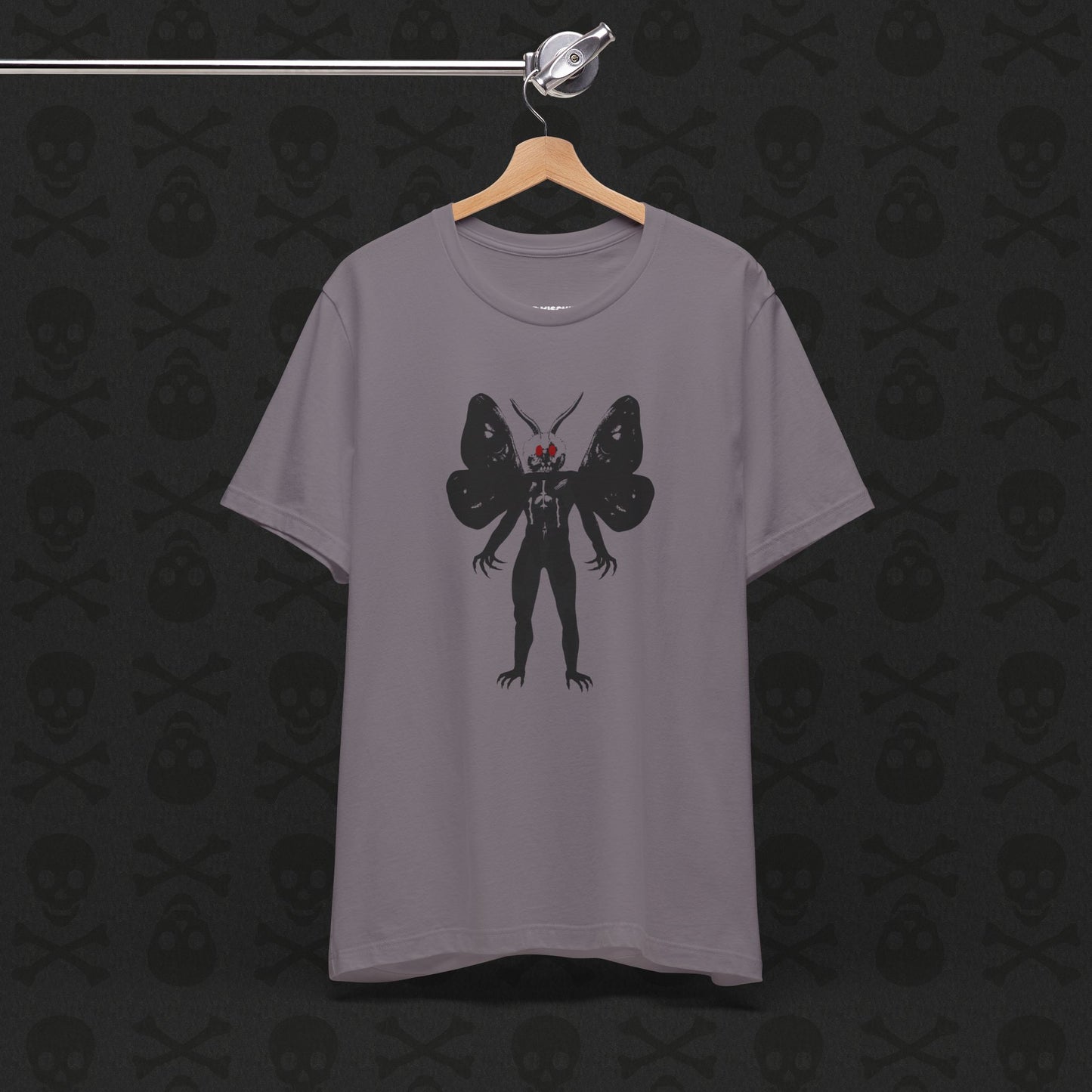 Camiseta Críptica de Mothman, Criatura Mitológica, Camiseta de Manga Corta Unisex, Camiseta de Leyenda Urbana, Camiseta de Criatura Paranormal, Camiseta Sobrenatural