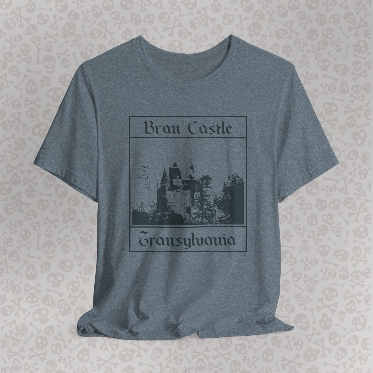 Bran Castle Transylvania T-Shirt, Dracula Shirt, Vampire Halloween Tee, Gothic Horror Shirt, Spooky Dracula Top, Halloween Costume Tee, Transylvania Romania