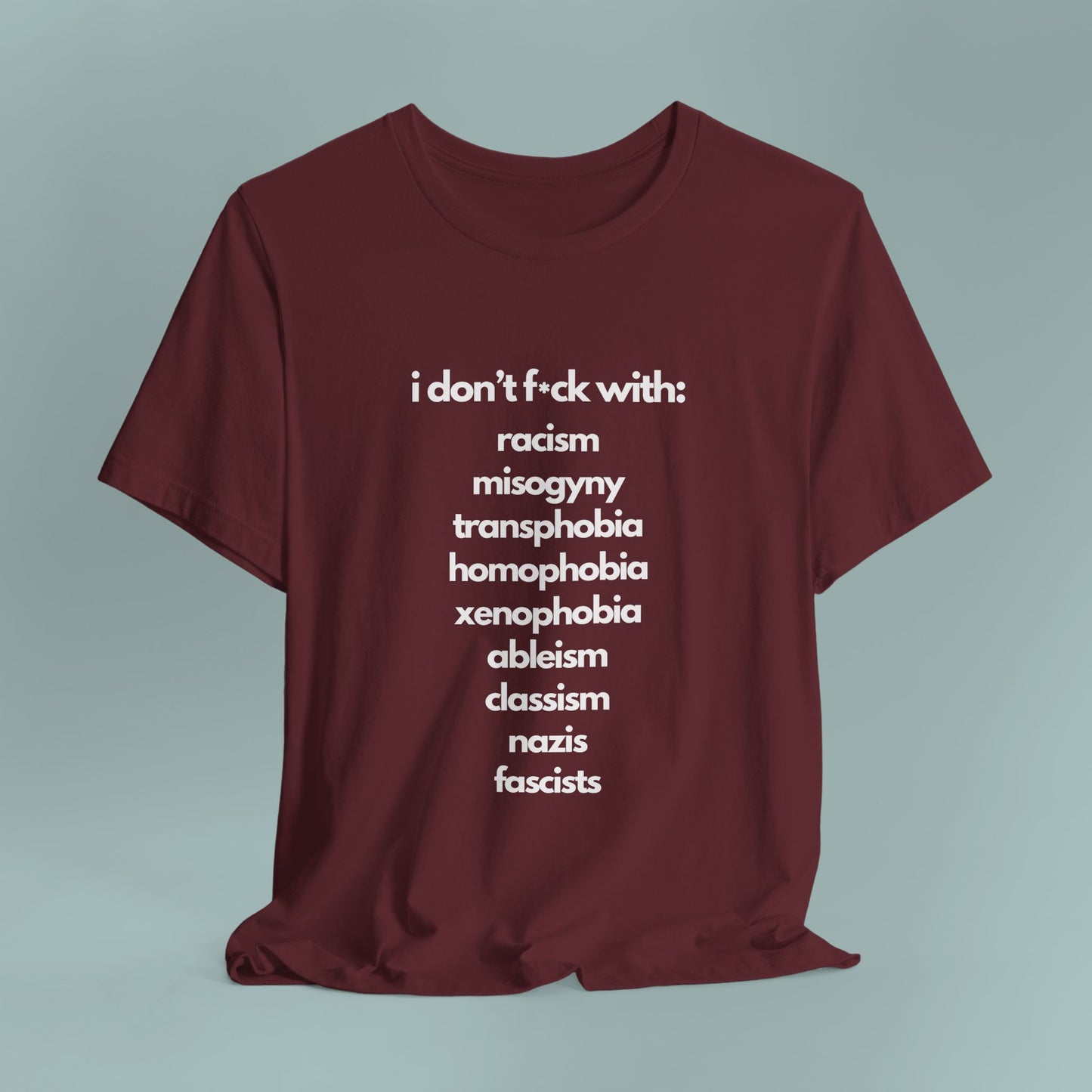 Social Justice Unisex Cotton Tee | Anti-Discrimination Shirt for Activism, Pride Events, Inclusivity, Everyday Wear