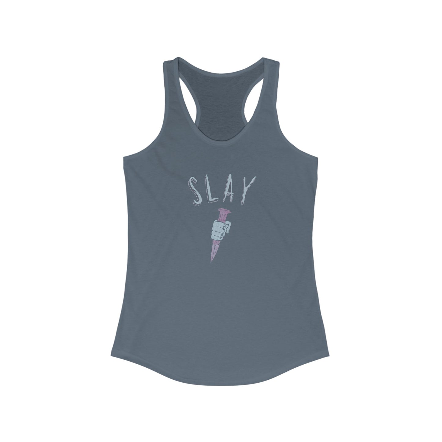 Camiseta sin mangas con espalda deportiva y estampado gráfico de Slay, ropa deportiva motivacional, top informal de verano, ropa deportiva, regalo para ella, Cazavampiros