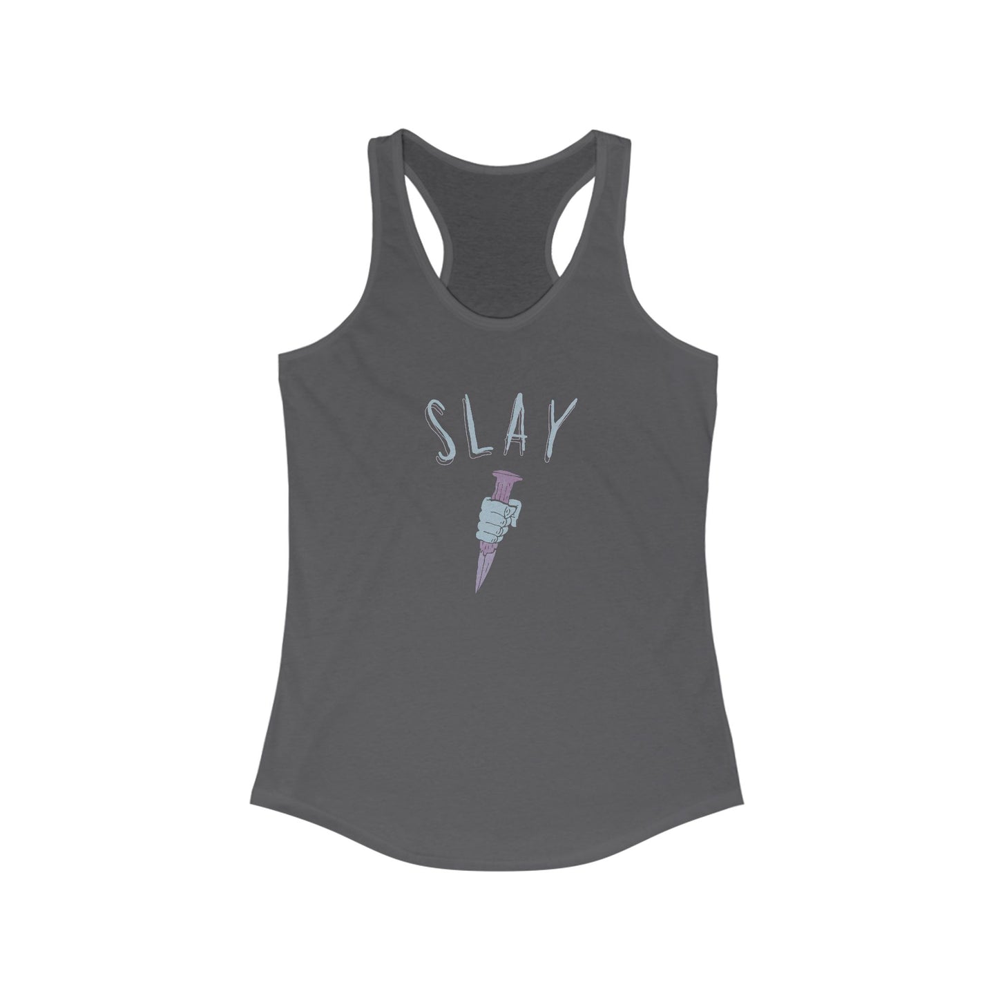 Camiseta sin mangas con espalda deportiva y estampado gráfico de Slay, ropa deportiva motivacional, top informal de verano, ropa deportiva, regalo para ella, Cazavampiros