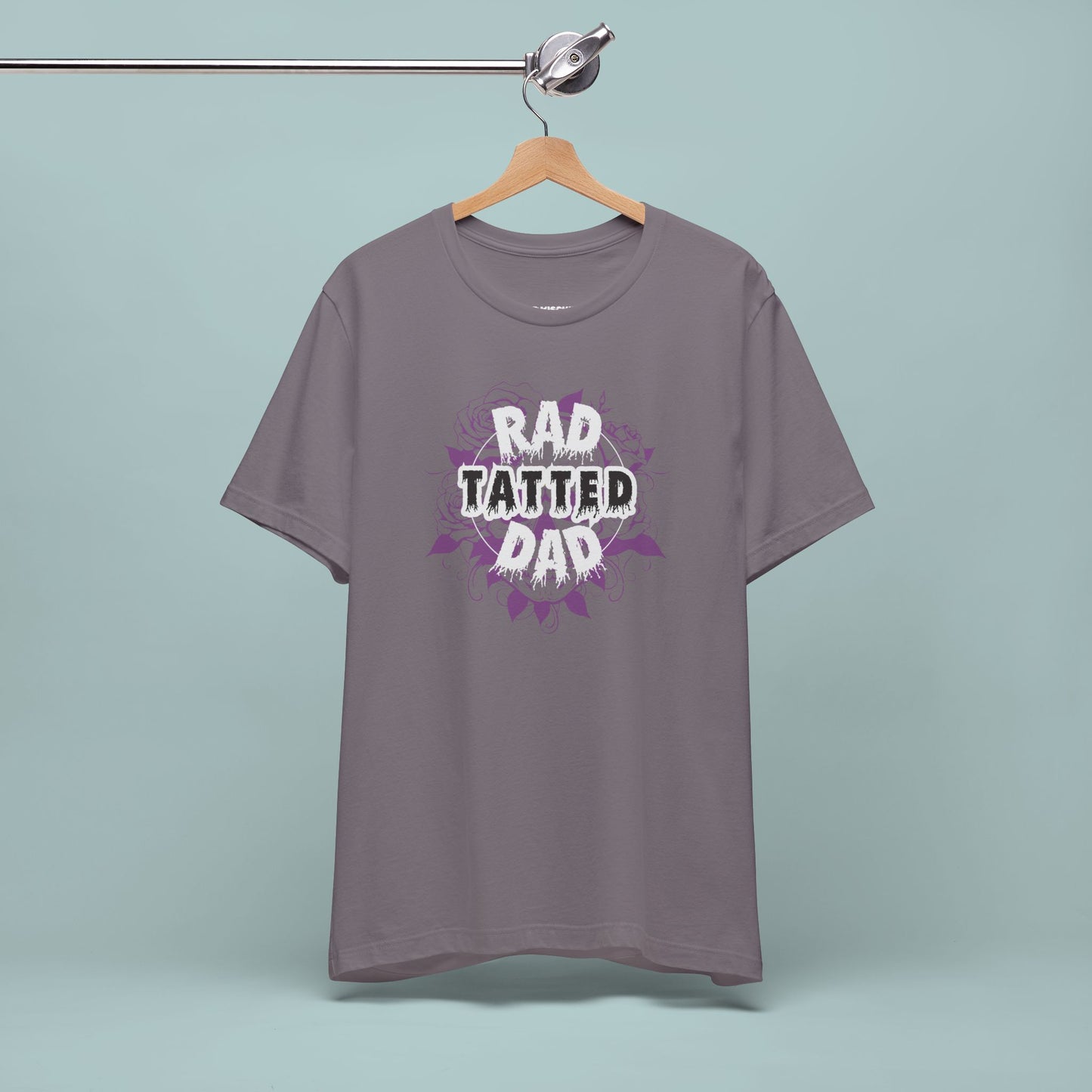 Rad Tatted Dad Tee - Perfect Gift for Fathers, Men's Casual Wear, Dad Birthday, Father's Day, Graphic Tee, Family Gathering