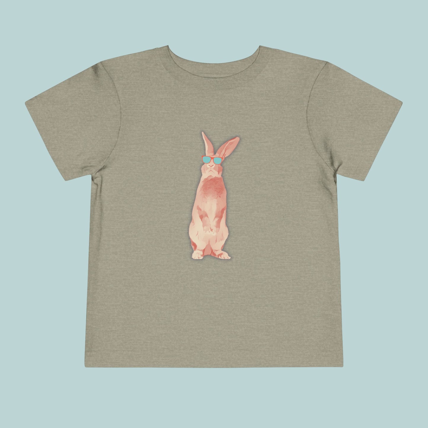 Cool Bunny Toddler Tee, Cute Kid's T-Shirt, Toddler Summer Shirt, Adorable Rabbit Tee, Playful Bunny Design, Great for Birthdays, Easter