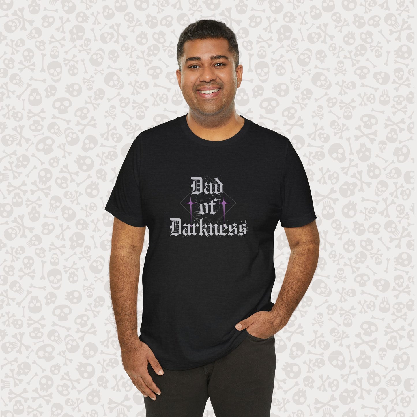 Dad of Darkness Unisex Tee, Gothic Father's Day Gift, Dad Life Shirt, Cool Dad, Spooky Dad Apparel, Doom Metal Dad, Punk Dad, Rebel Dad, Goth Dad