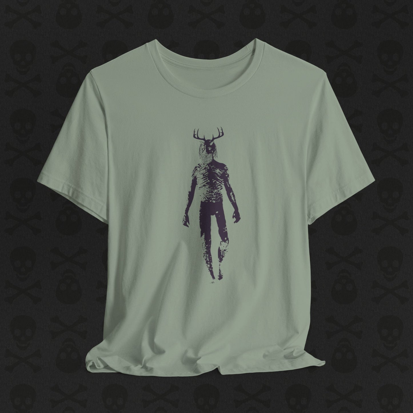 Camiseta Wendigo Críptica, Camiseta Unisex de Monstruo Caníbal, Camiseta con Gráfico de Terror, Camiseta de Criatura Mítica, Camiseta Escalofriante