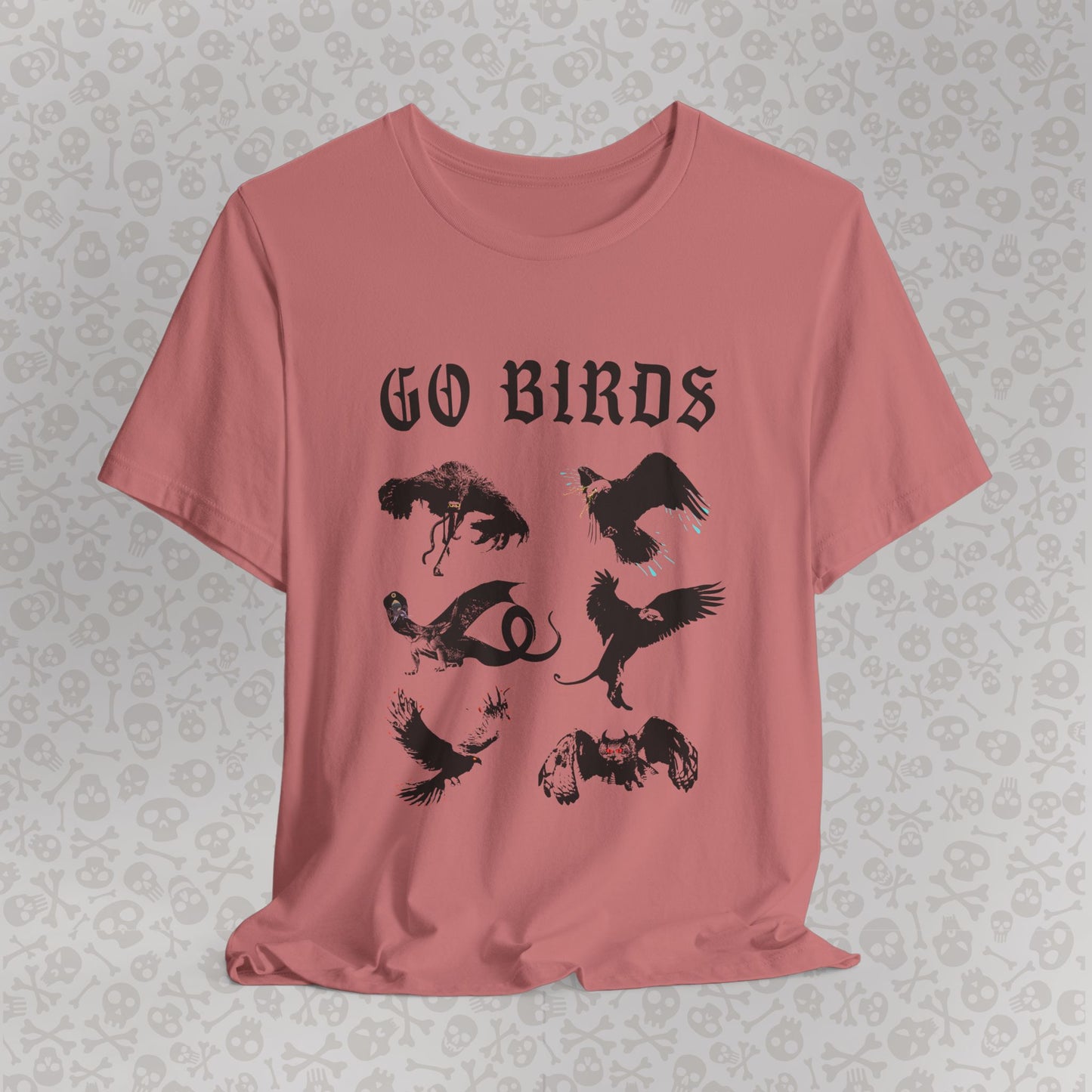 Go Birds Cryptids T-Shirt, Bird Cryptid Tee, Thunderbird Shirt, Snallygaster, Griffin, Phoenix, Devil Bird, Terror Bird, Philadelphia Shirt