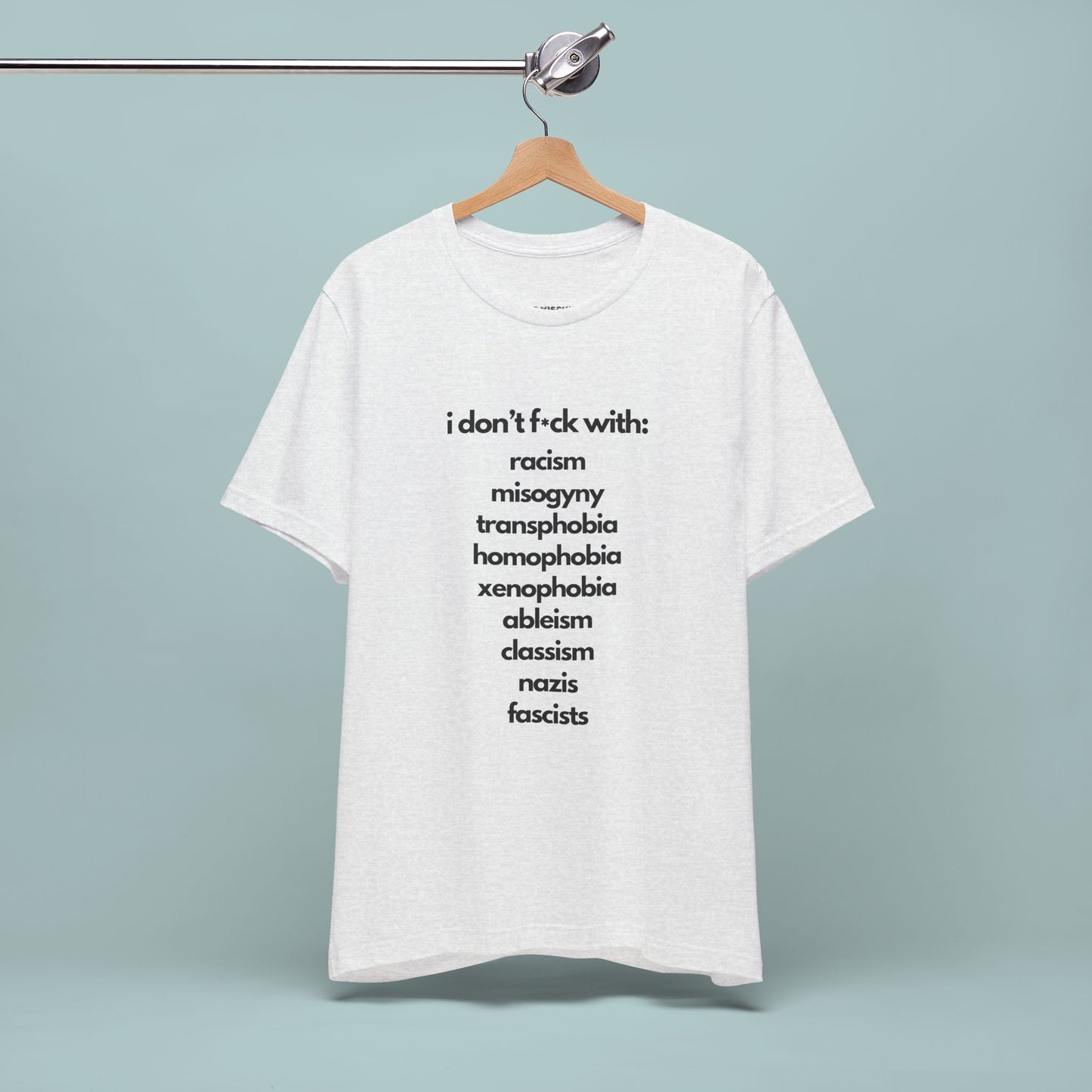 Social Justice Unisex Cotton Tee | Anti-Discrimination Shirt for Activism, Pride Events, Inclusivity, Everyday Wear