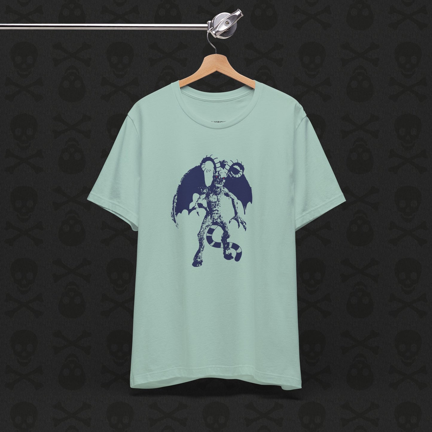 Camiseta Jersey Devil Cryptid, camiseta gráfica de criatura mítica. Camiseta unisex de manga corta, camiseta gráfica única para entusiastas de los críptidos.