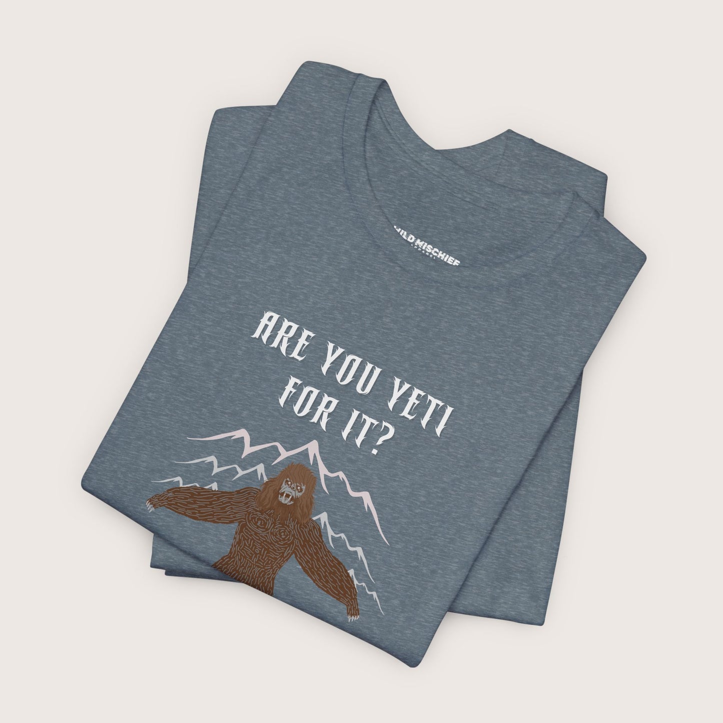 Yeti Adventure Tee | Cryptid Shirt, Fun Outdoor Apparel, Cool Gift for Nature Lovers, Camping T-Shirt, Hiking Outfit, Unique Graphic Tee