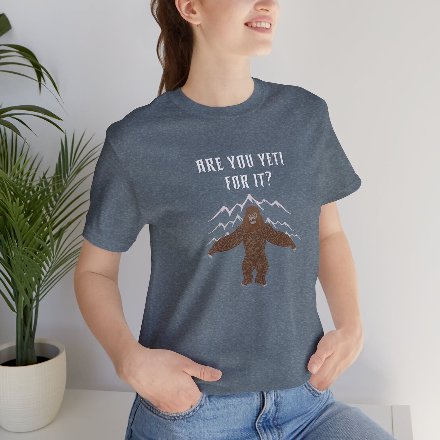 Yeti Adventure Tee | Cryptid Shirt, Fun Outdoor Apparel, Cool Gift for Nature Lovers, Camping T-Shirt, Hiking Outfit, Unique Graphic Tee