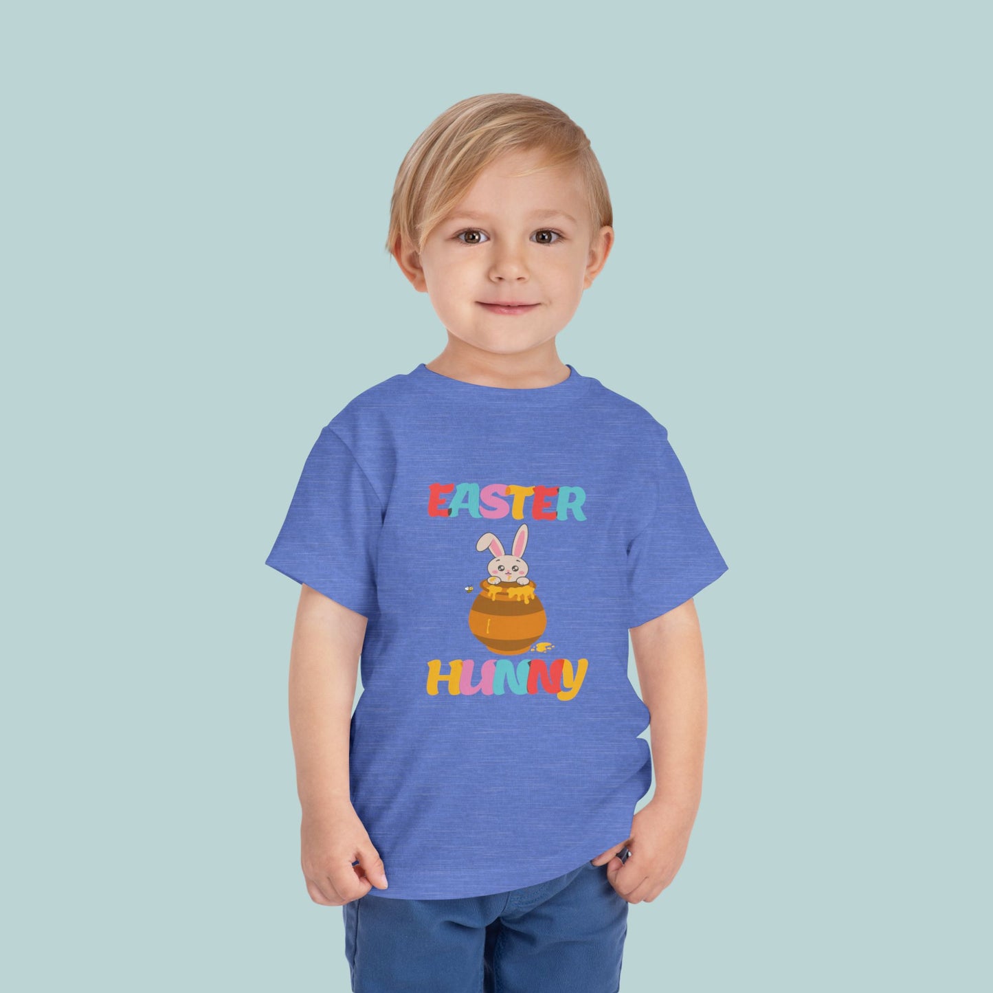 Easter Hunny Toddler Tee, Cute Honey Bunny Design, Kids Easter T-Shirt, Bunny Easter Gift, Toddler Easter Outfit, Toddler Easter Shirt
