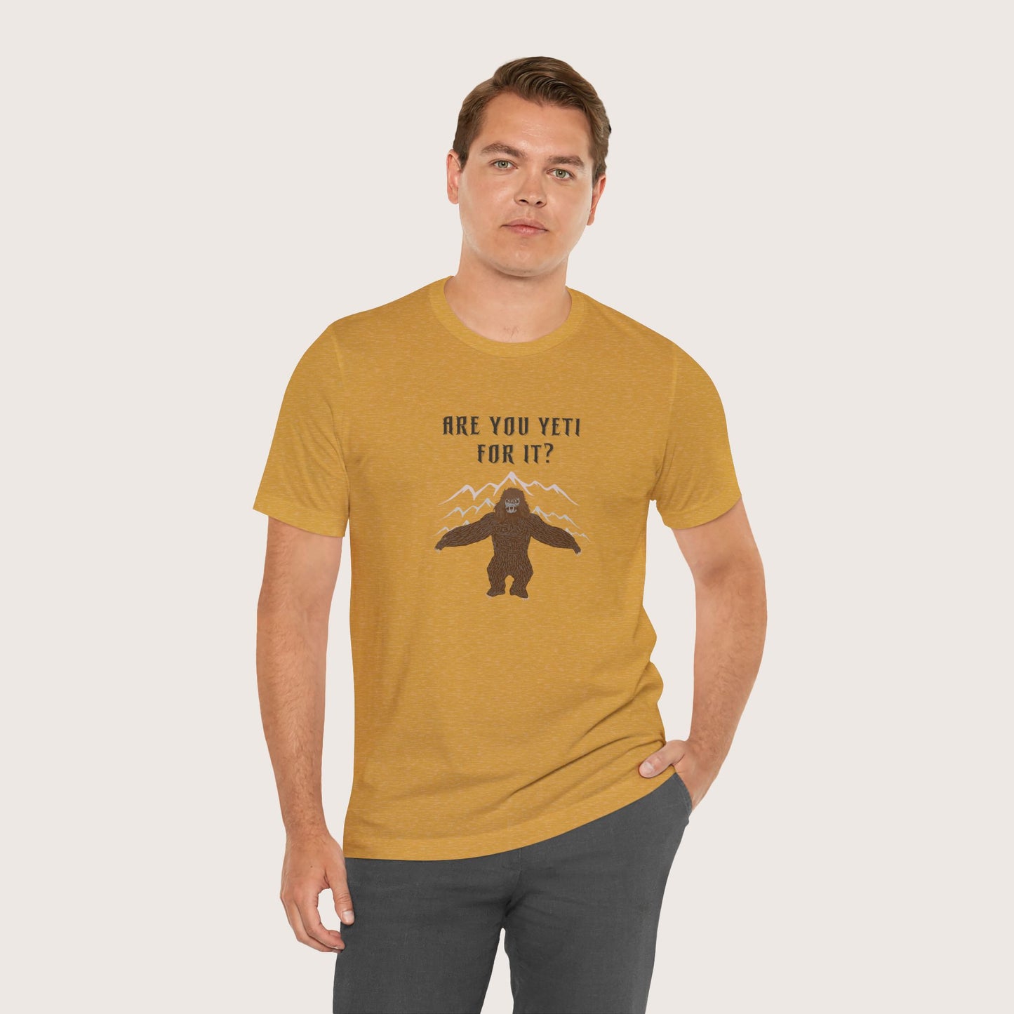 Yeti Adventure Tee | Cryptid Shirt, Fun Outdoor Apparel, Cool Gift for Nature Lovers, Camping T-Shirt, Hiking Outfit, Unique Graphic Tee