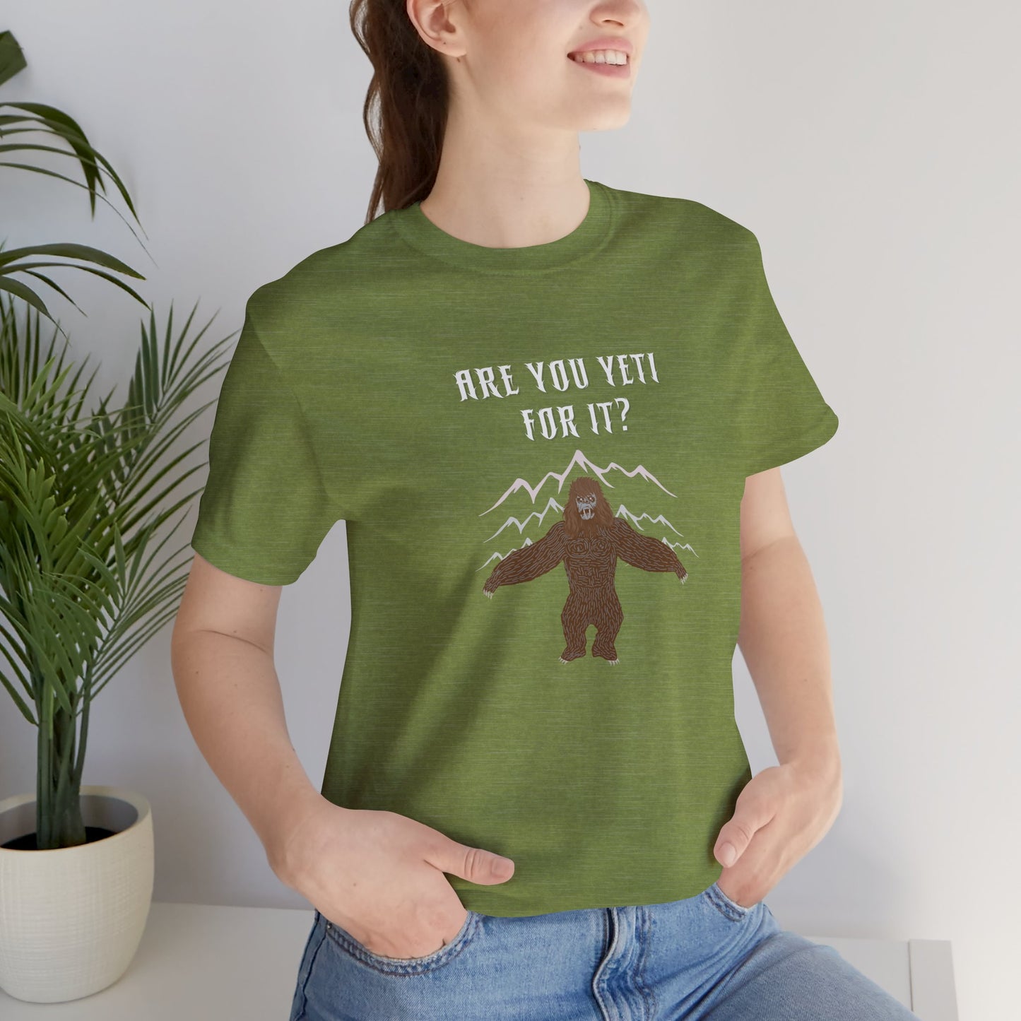 Yeti Adventure Tee | Cryptid Shirt, Fun Outdoor Apparel, Cool Gift for Nature Lovers, Camping T-Shirt, Hiking Outfit, Unique Graphic Tee